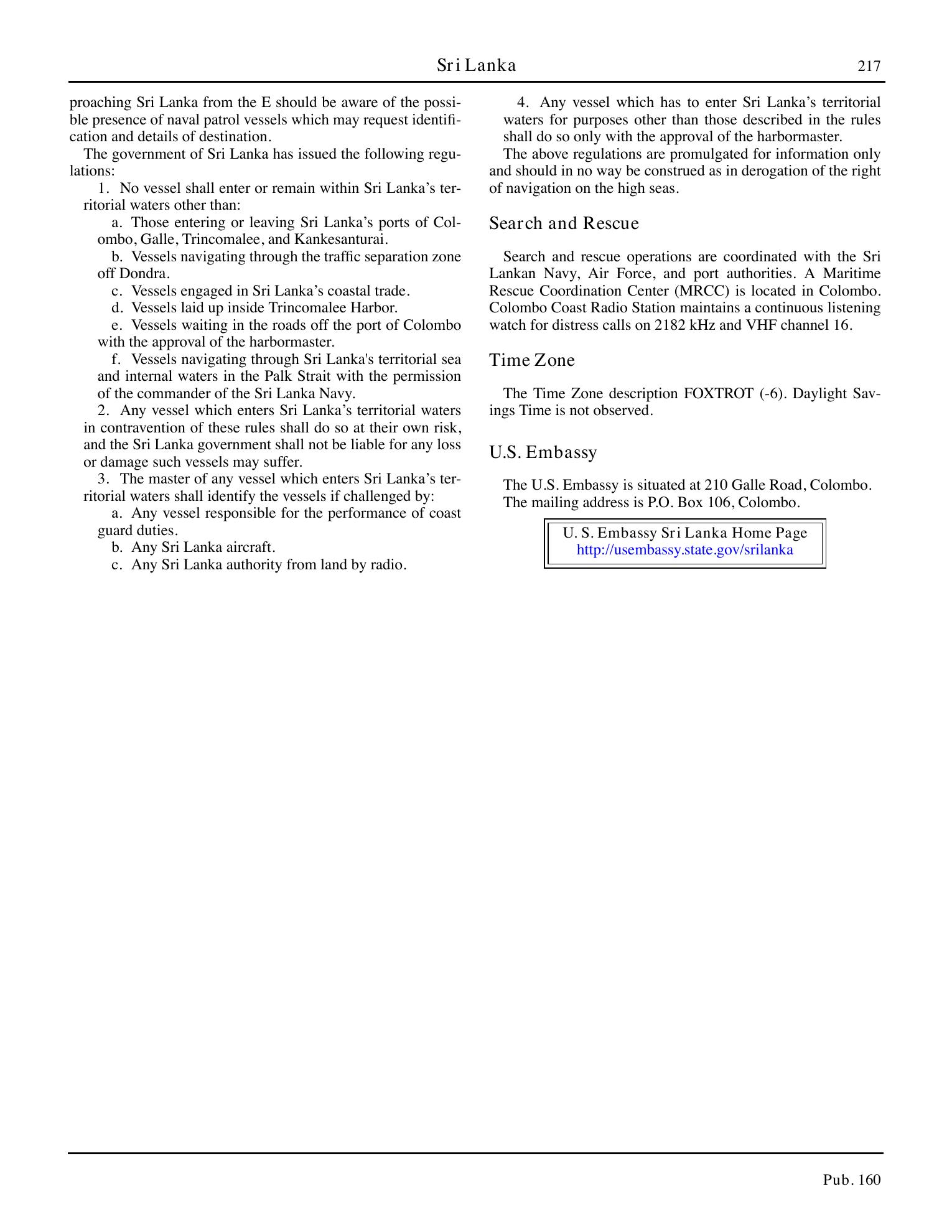 Sailing Directions (Planning Guide) South Atlantic Ocean and Indian Ocean — страница 228