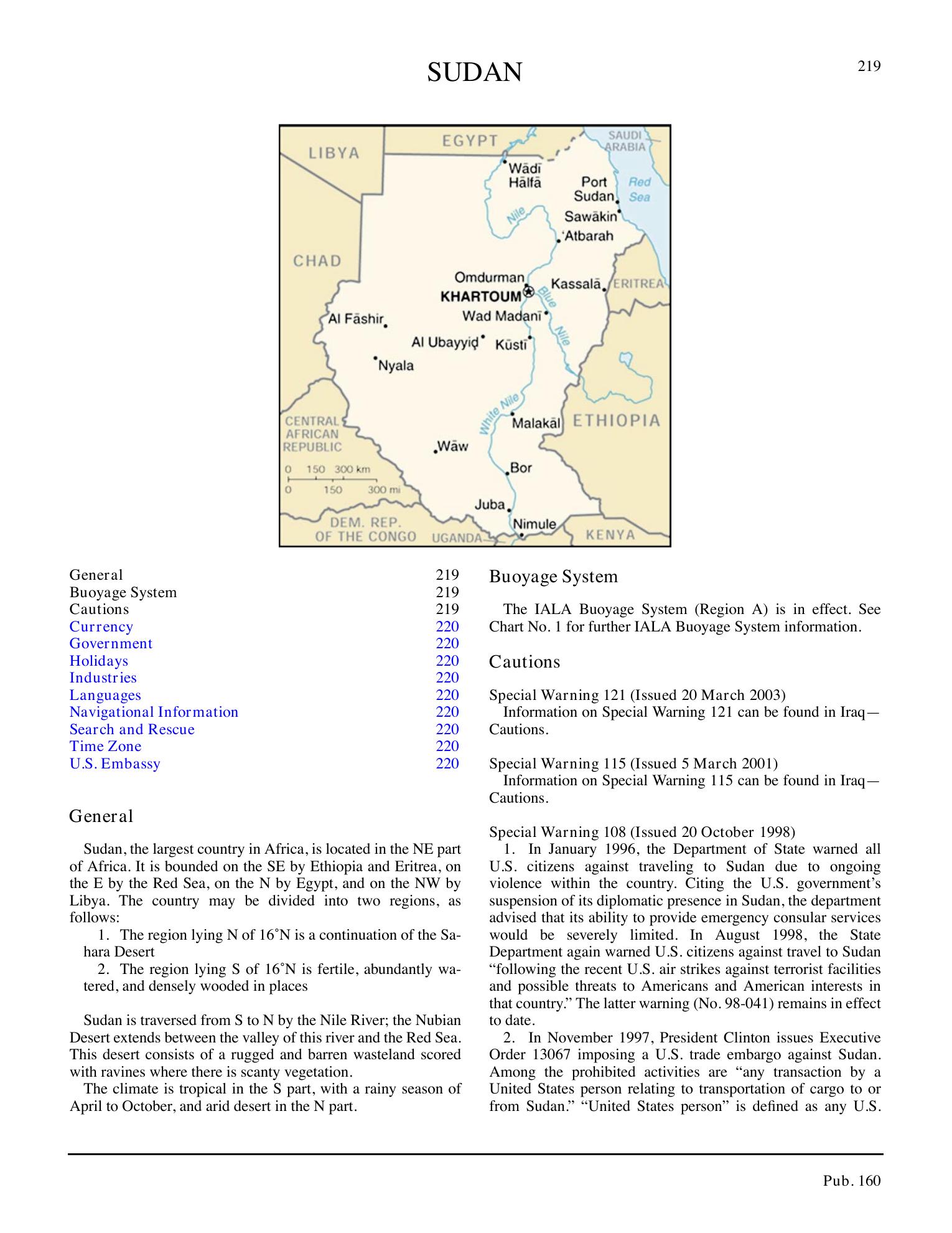 Sailing Directions (Planning Guide) South Atlantic Ocean and Indian Ocean — страница 230