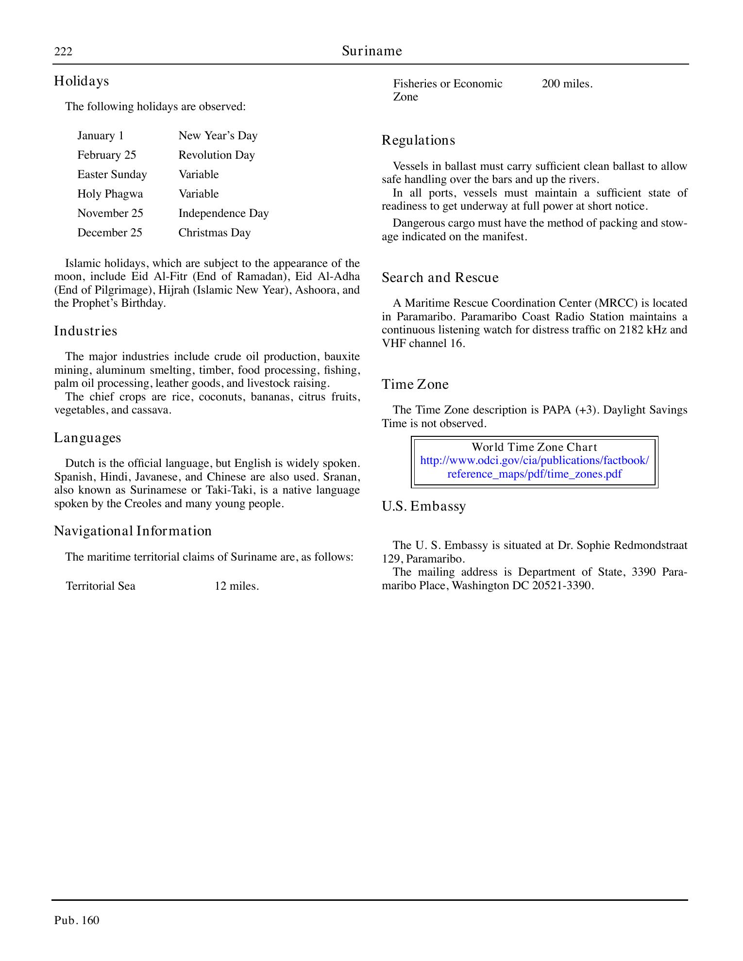 Sailing Directions (Planning Guide) South Atlantic Ocean and Indian Ocean — страница 233