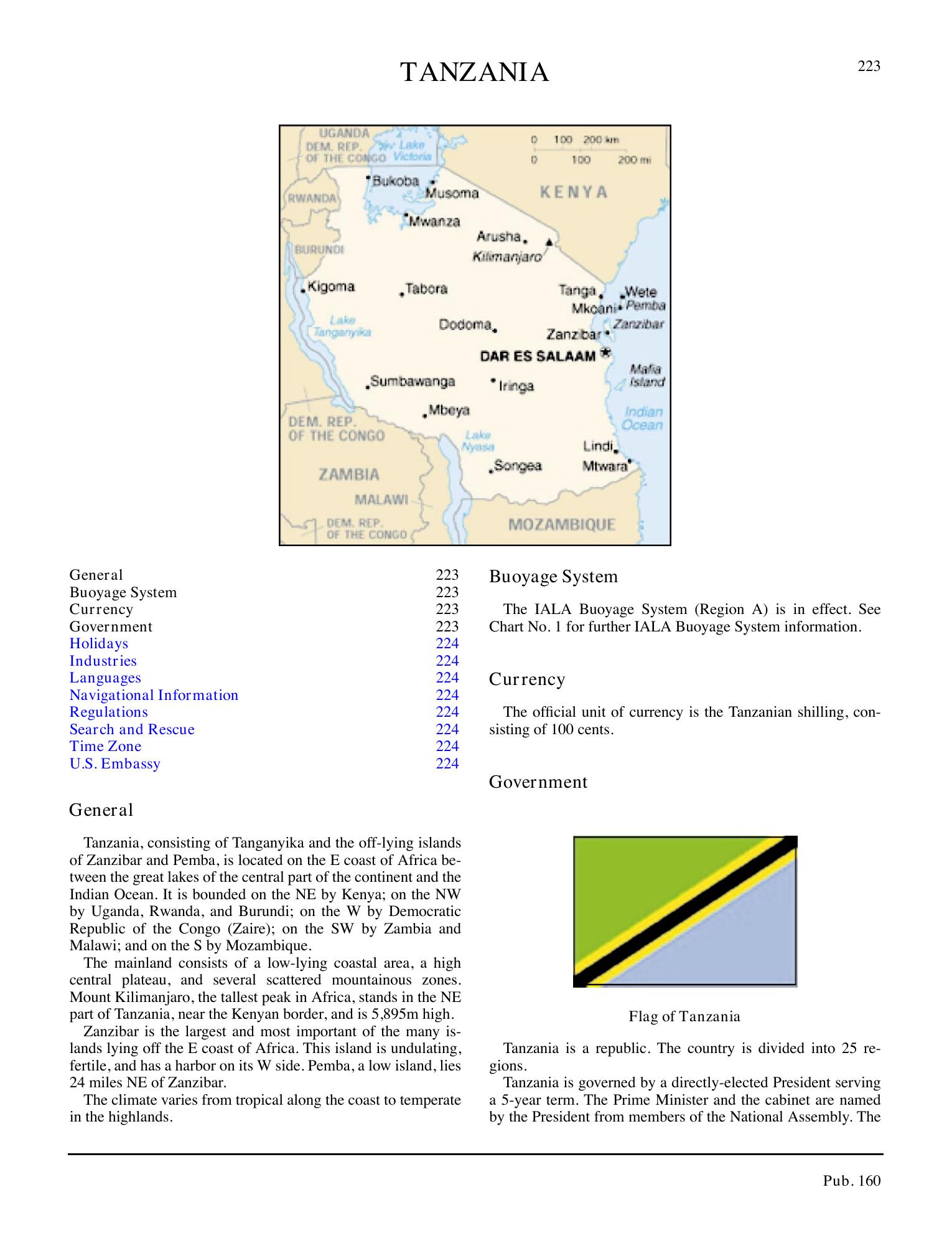 Sailing Directions (Planning Guide) South Atlantic Ocean and Indian Ocean — страница 234
