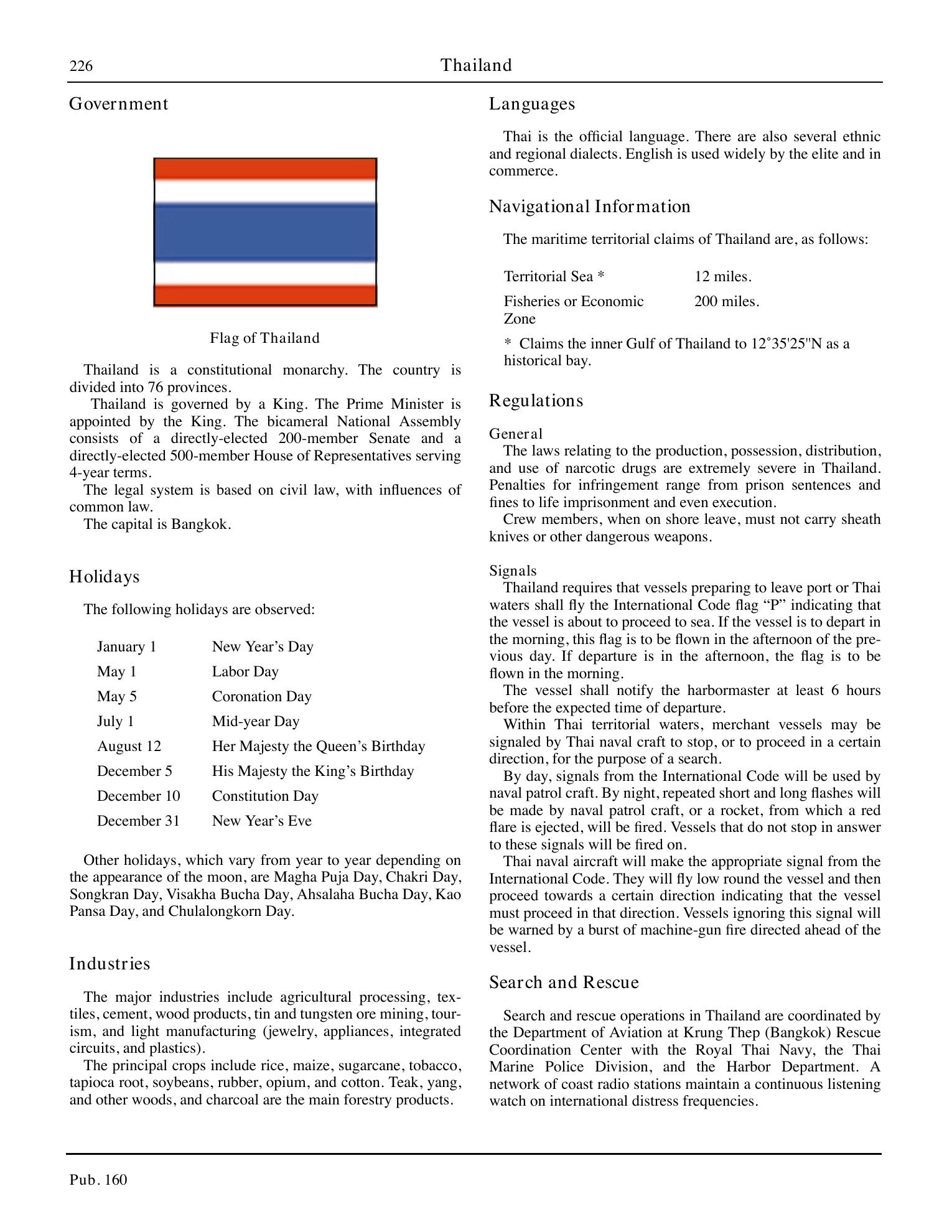 Sailing Directions (Planning Guide) South Atlantic Ocean and Indian Ocean — страница 237