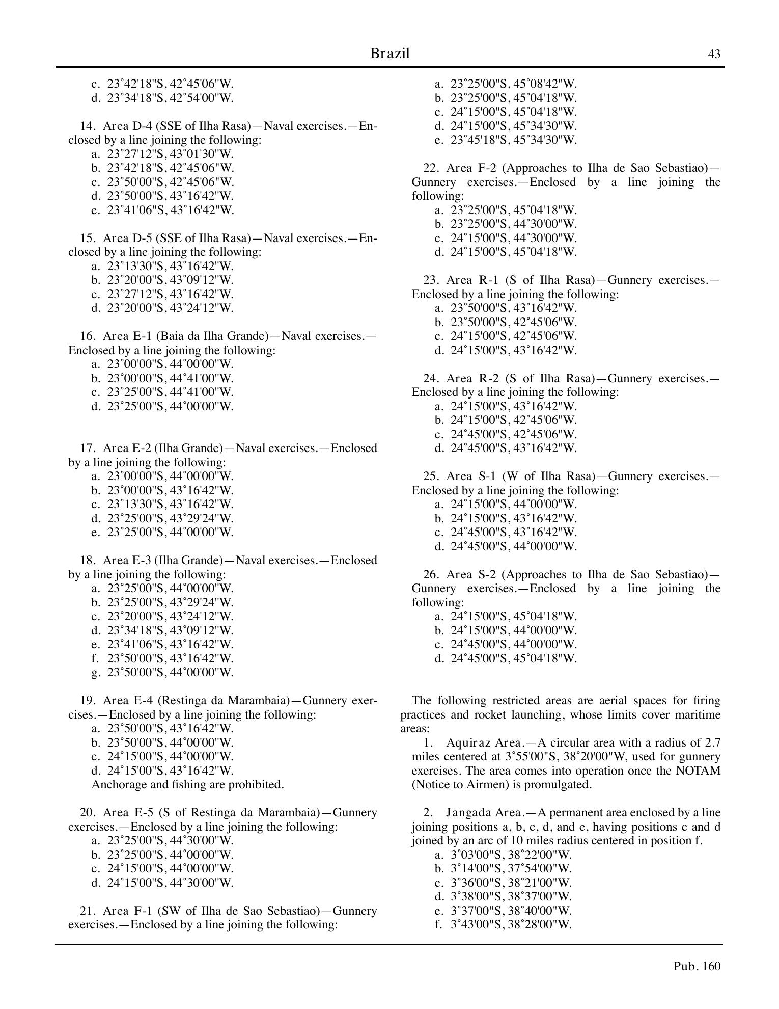 Sailing Directions (Planning Guide) South Atlantic Ocean and Indian Ocean — страница 54