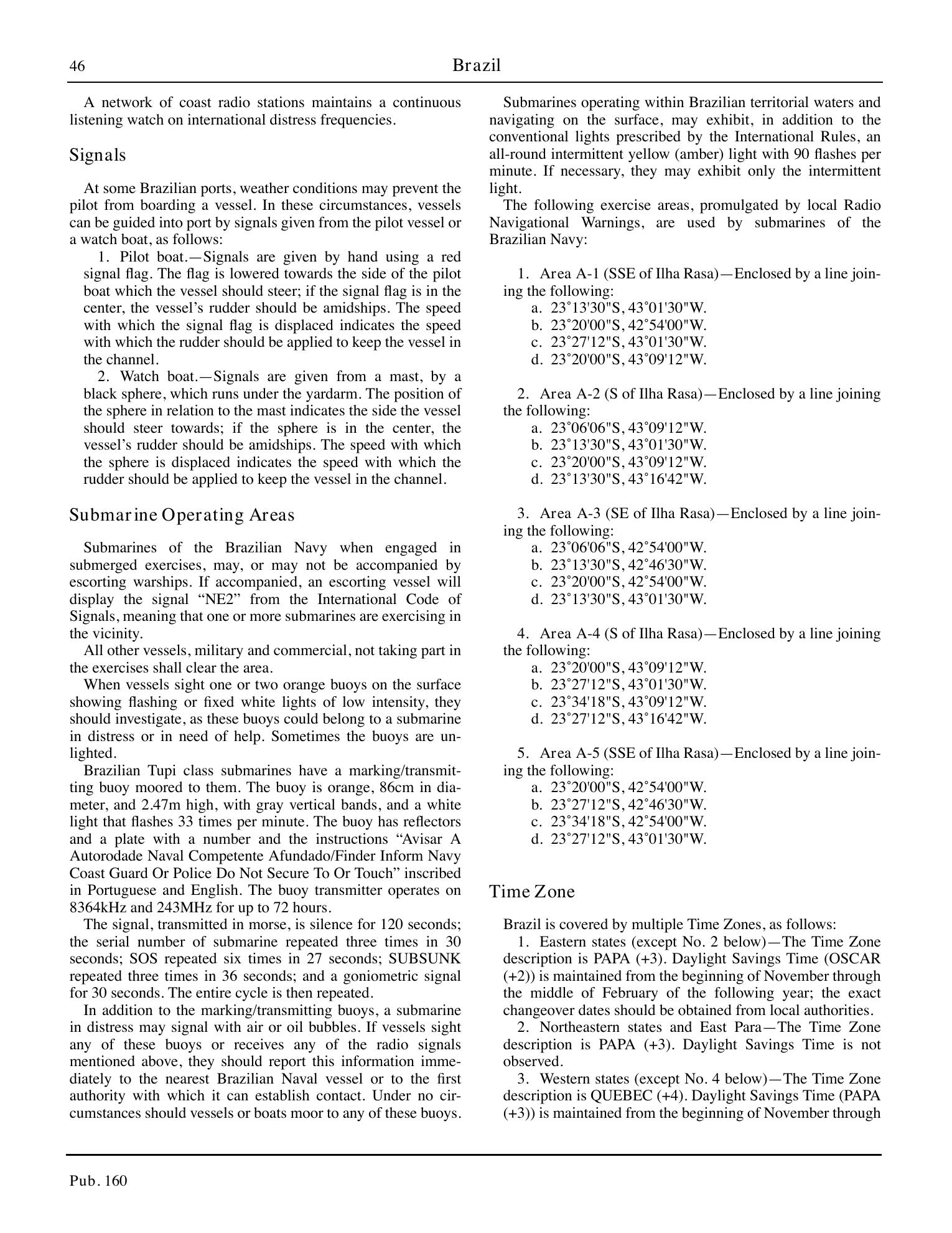 Sailing Directions (Planning Guide) South Atlantic Ocean and Indian Ocean — страница 57