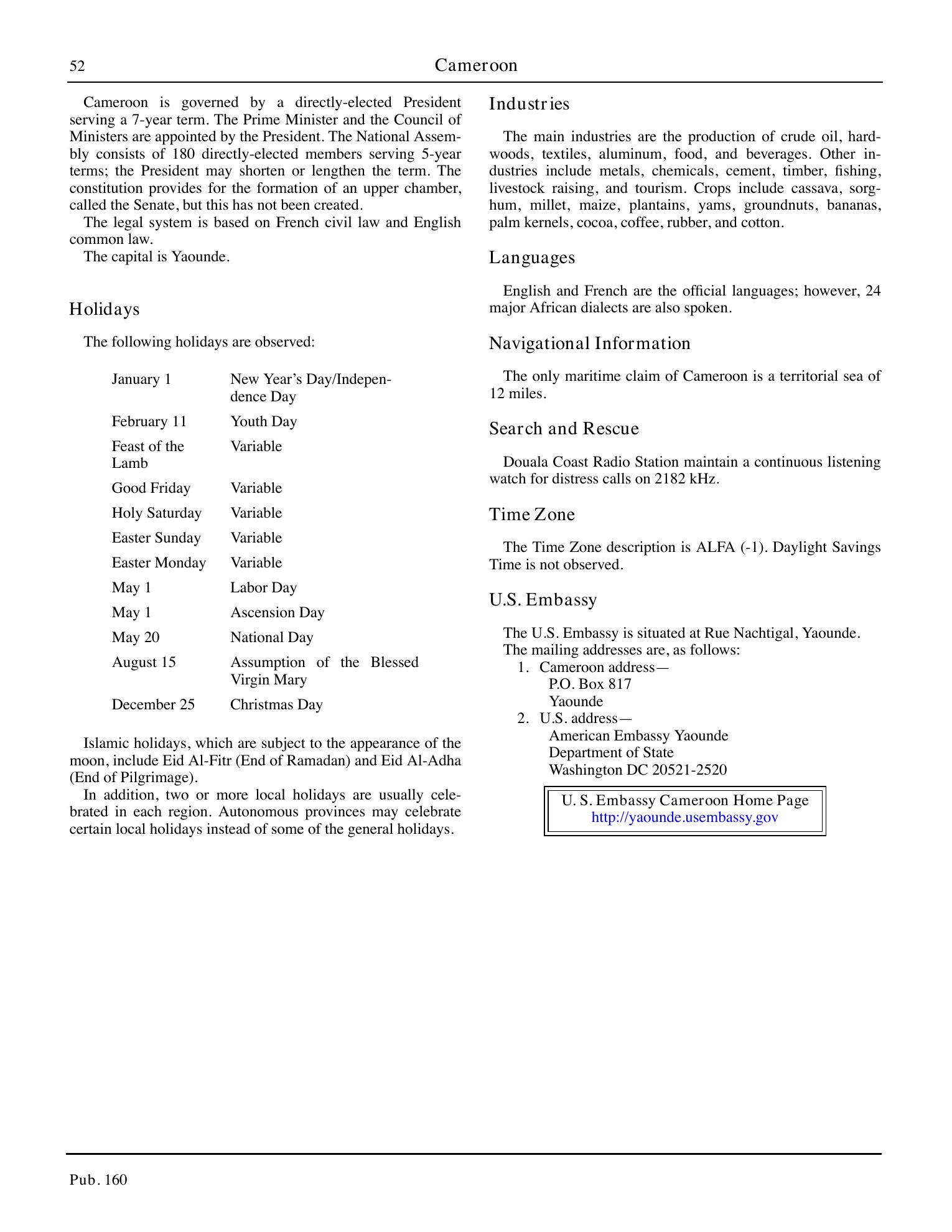 Sailing Directions (Planning Guide) South Atlantic Ocean and Indian Ocean — страница 63