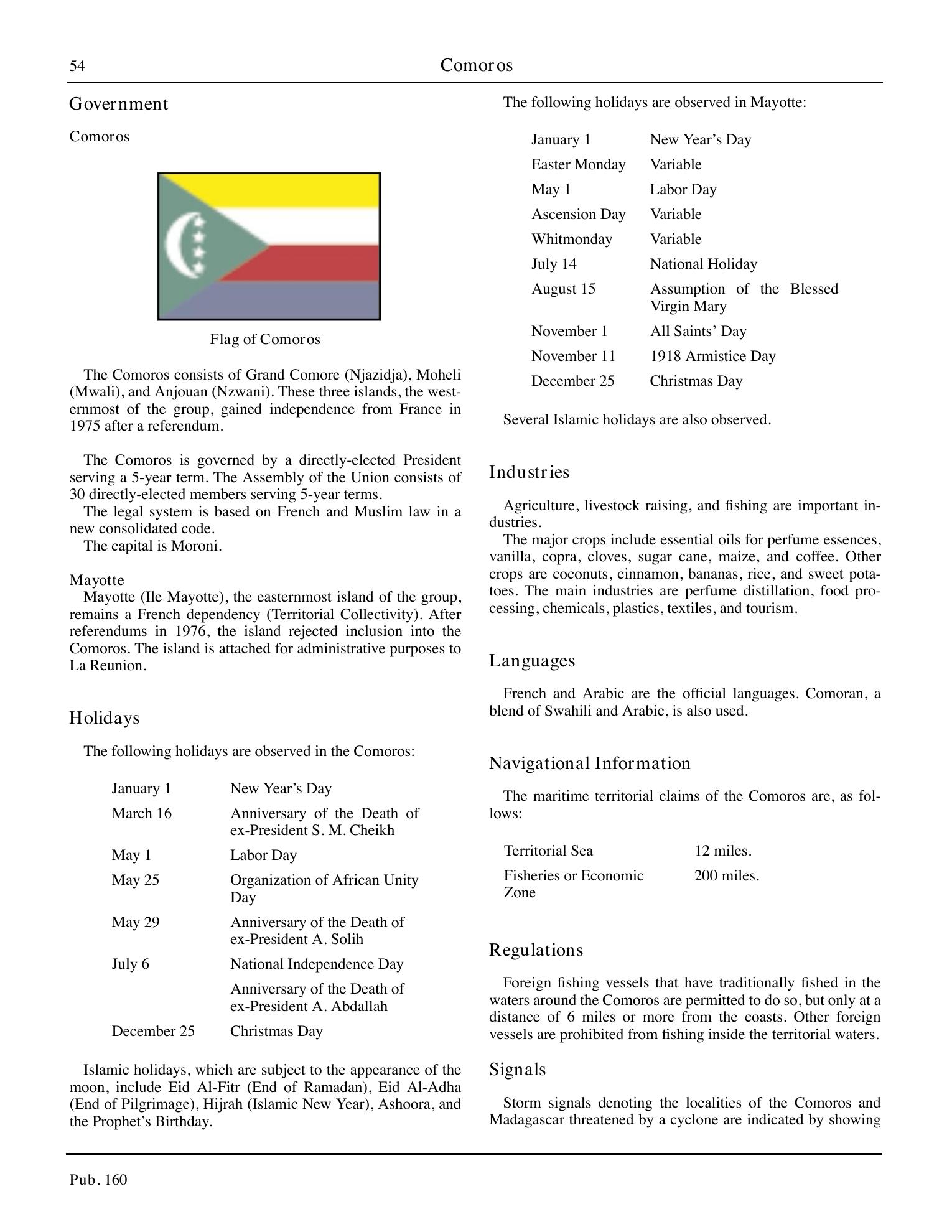 Sailing Directions (Planning Guide) South Atlantic Ocean and Indian Ocean — страница 65