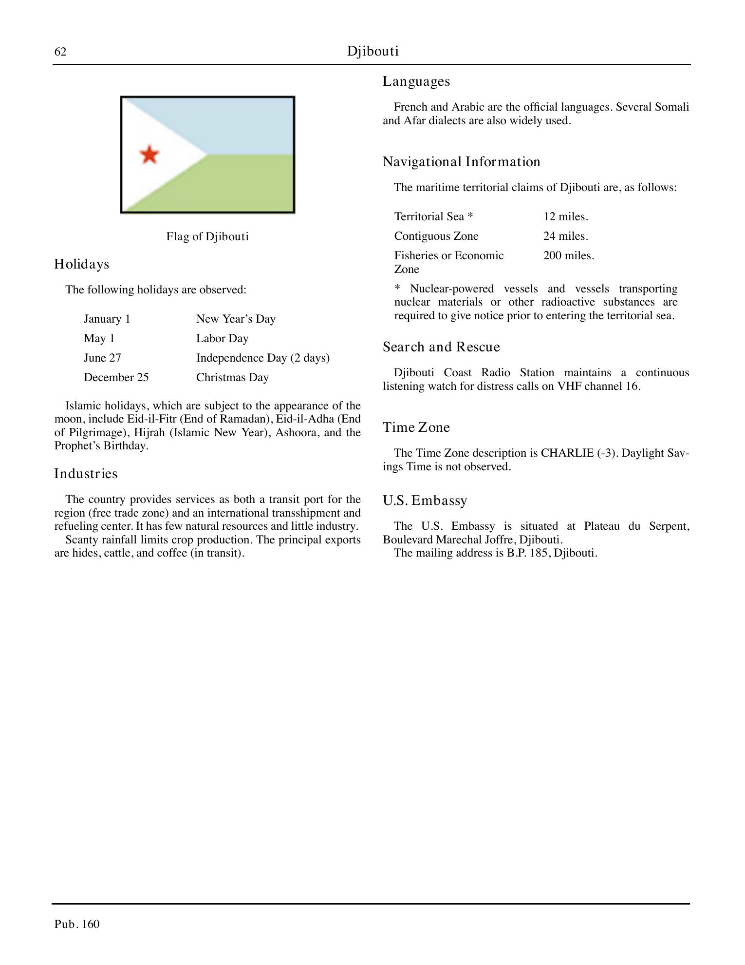 Sailing Directions (Planning Guide) South Atlantic Ocean and Indian Ocean — страница 73