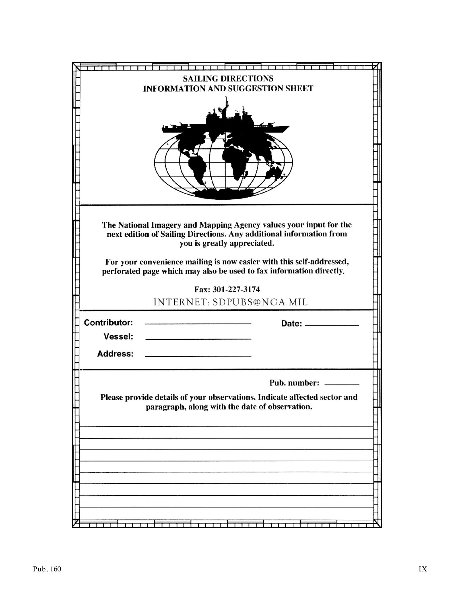 Sailing Directions (Planning Guide) South Atlantic Ocean and Indian Ocean — страница 8