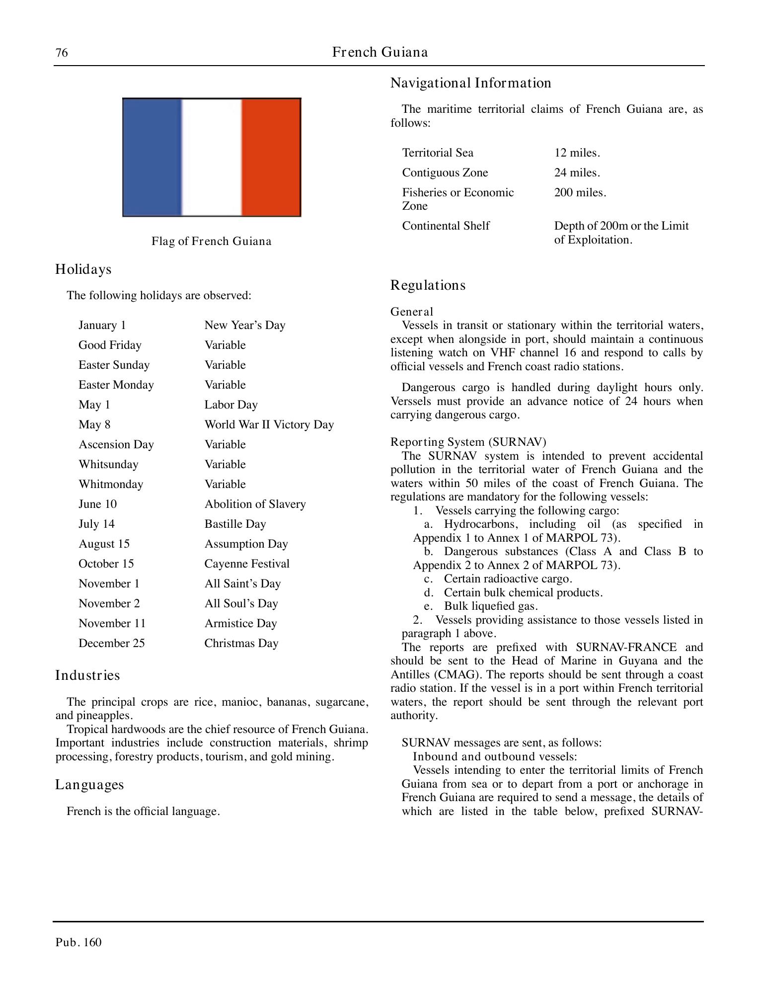 Sailing Directions (Planning Guide) South Atlantic Ocean and Indian Ocean — страница 87