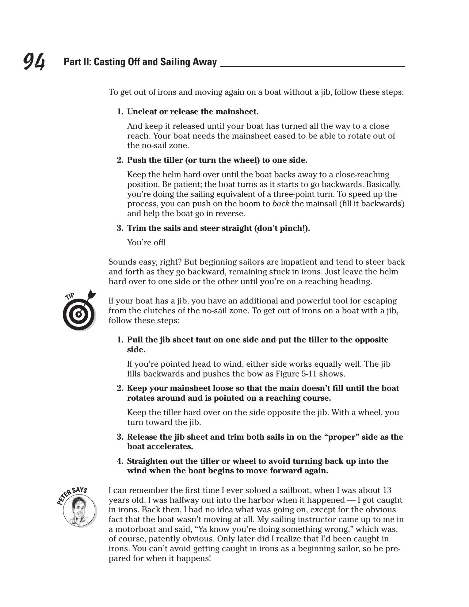 Sailing For Dummies — страница 112