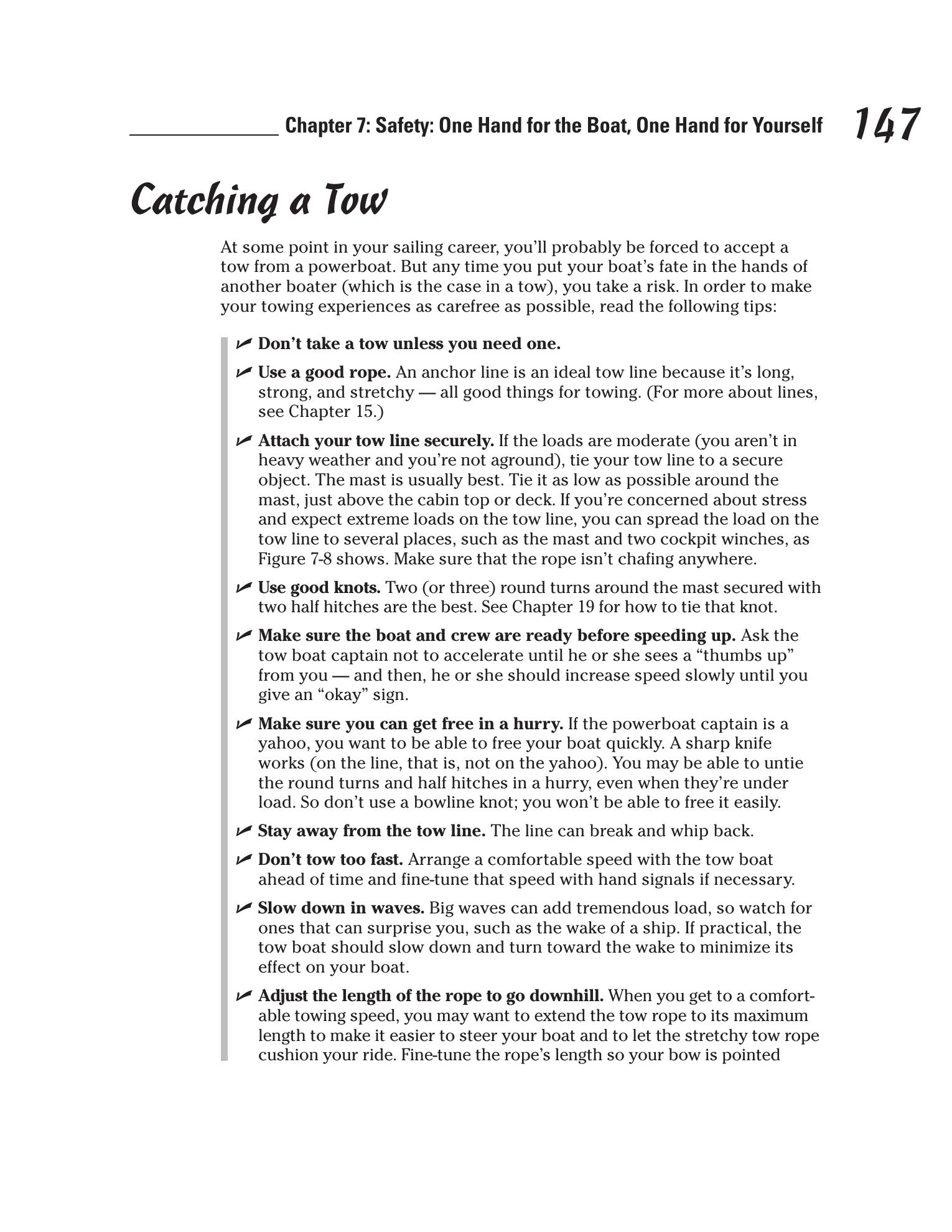 Sailing For Dummies — страница 165