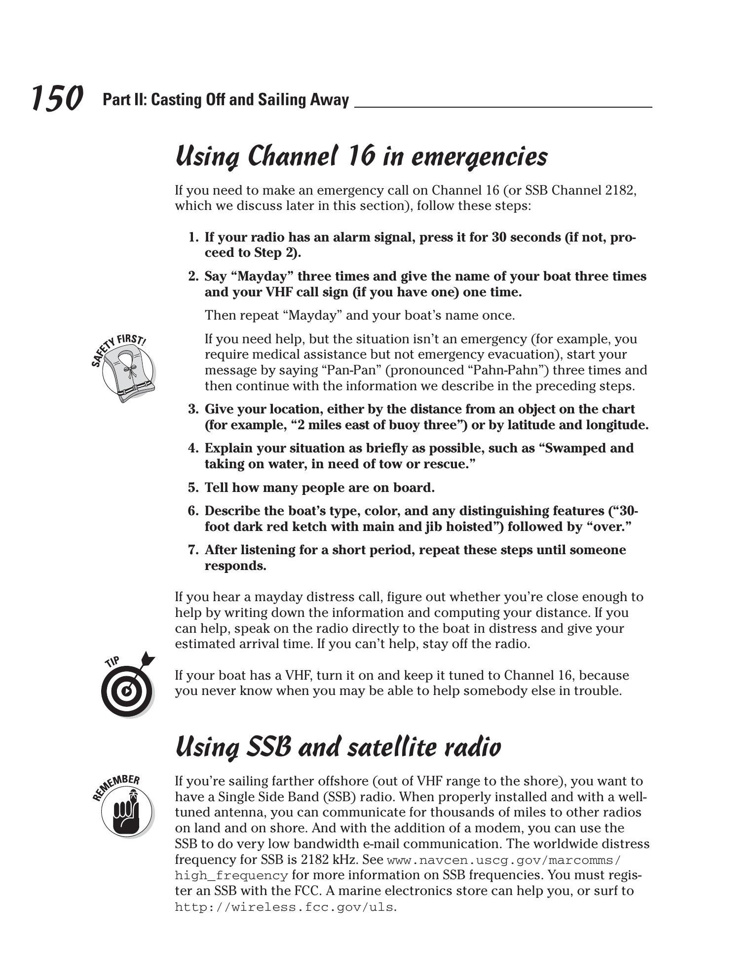 Sailing For Dummies — страница 168