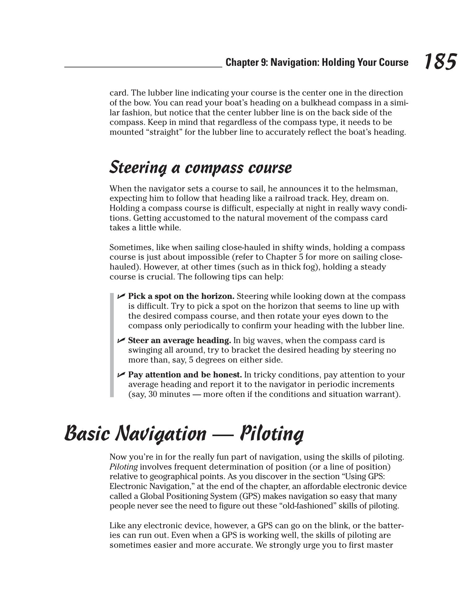 Sailing For Dummies — страница 203