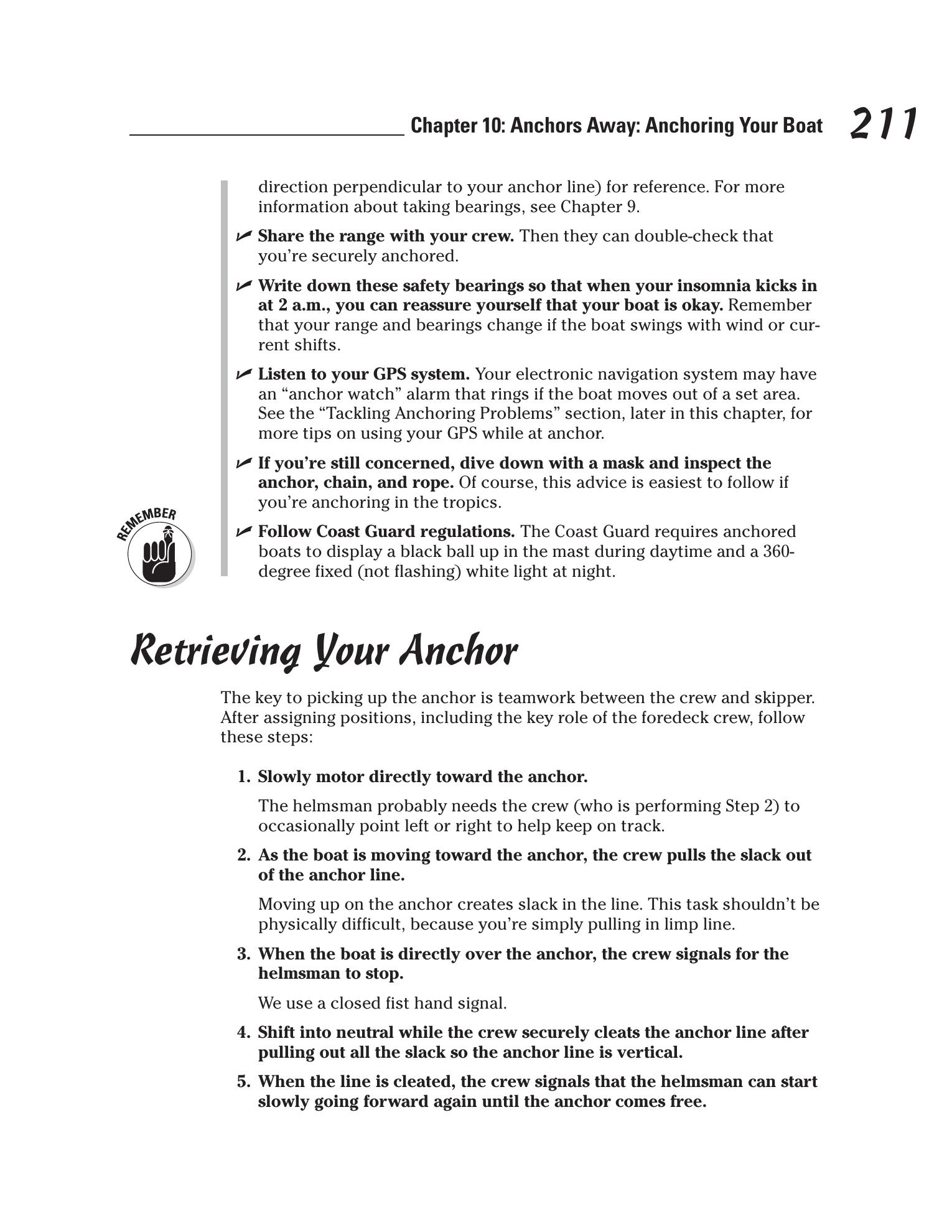 Sailing For Dummies — страница 229