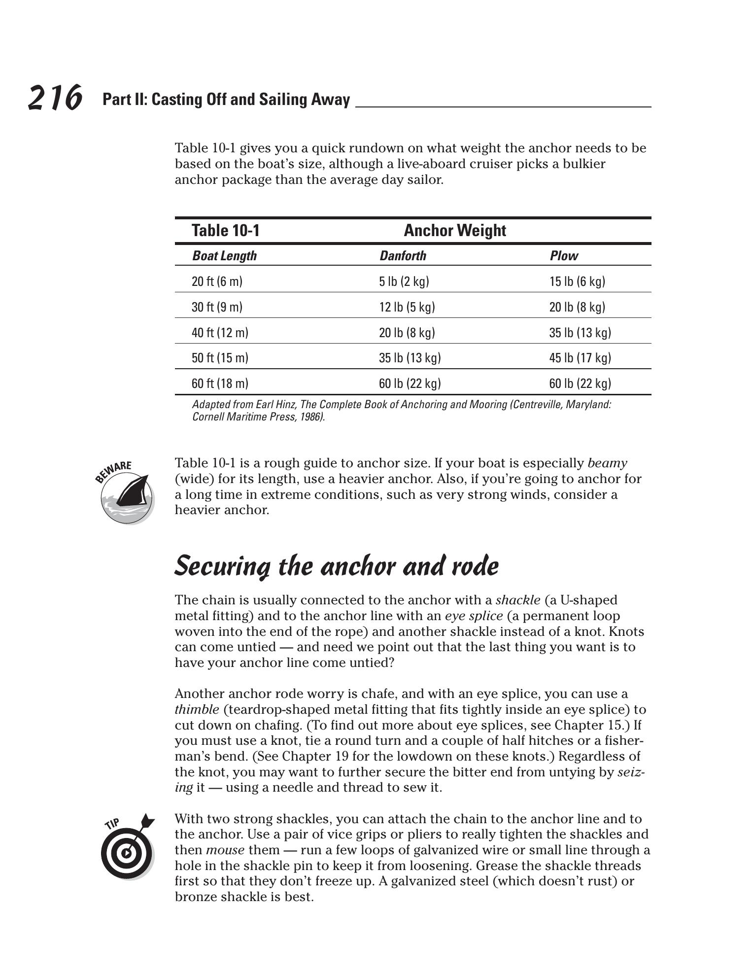Sailing For Dummies — страница 234