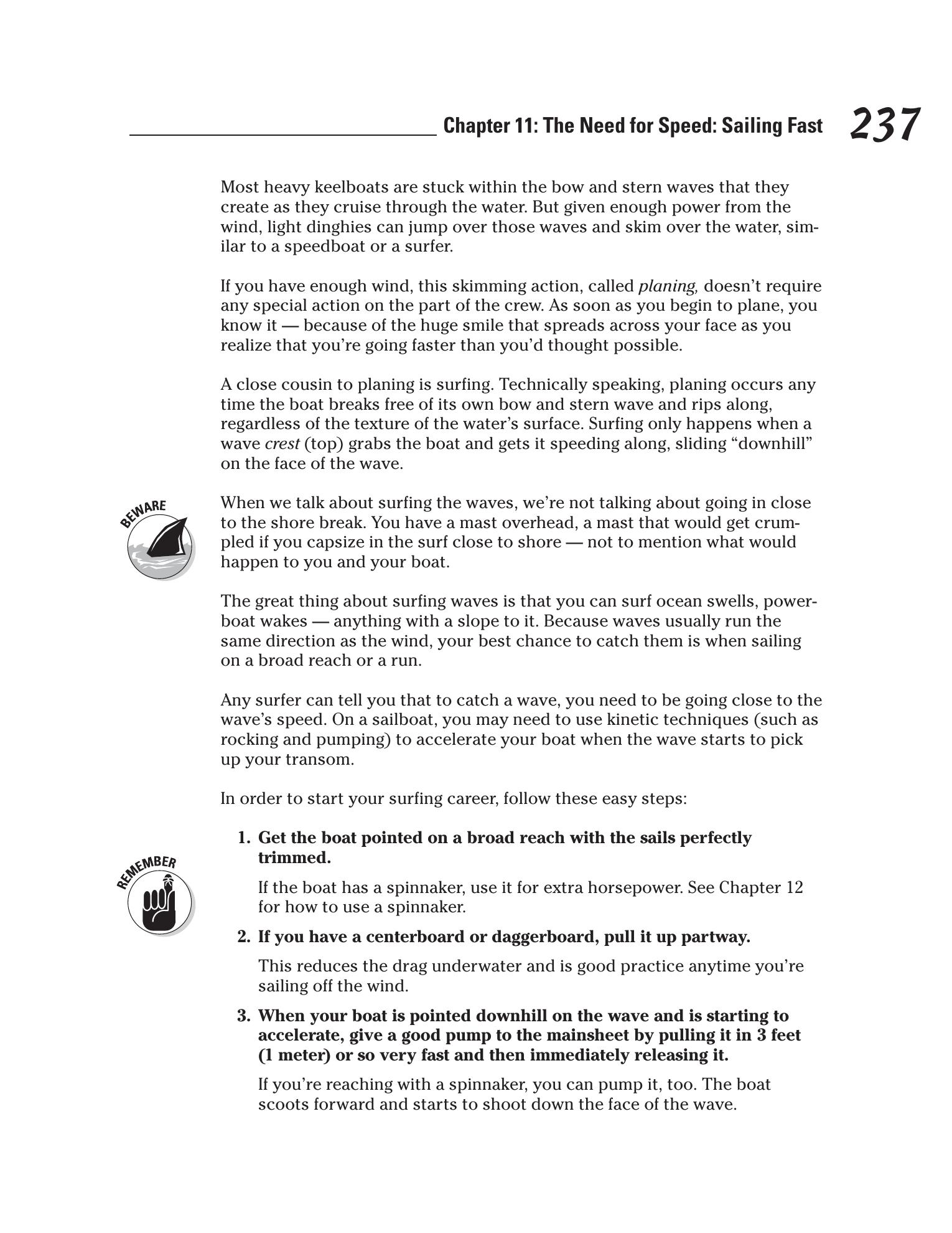Sailing For Dummies — страница 255