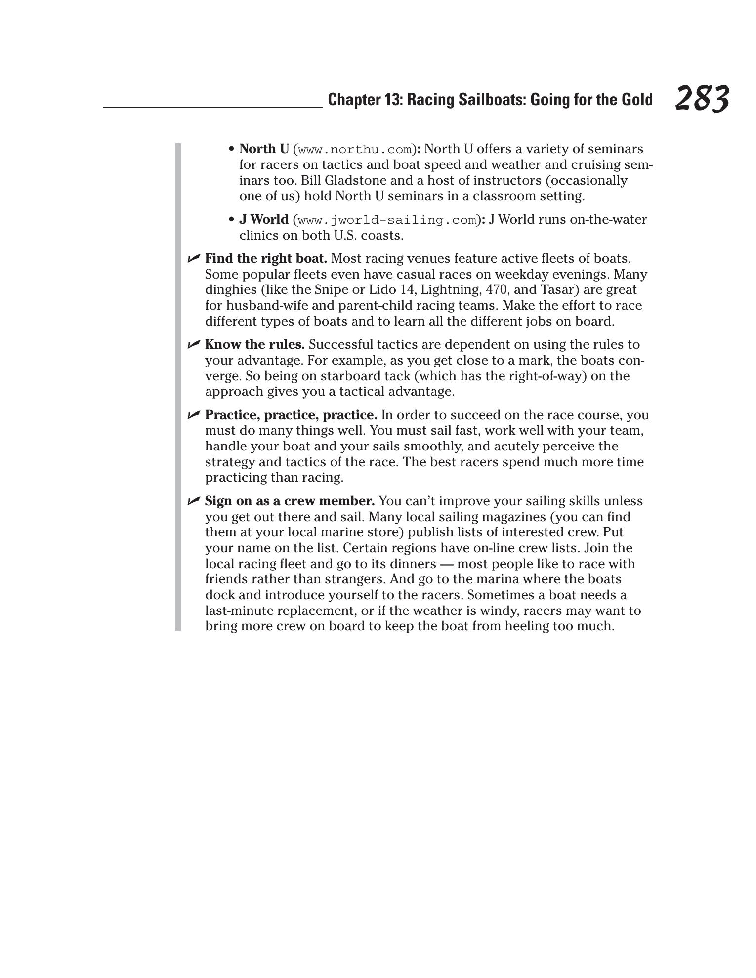 Sailing For Dummies — страница 301