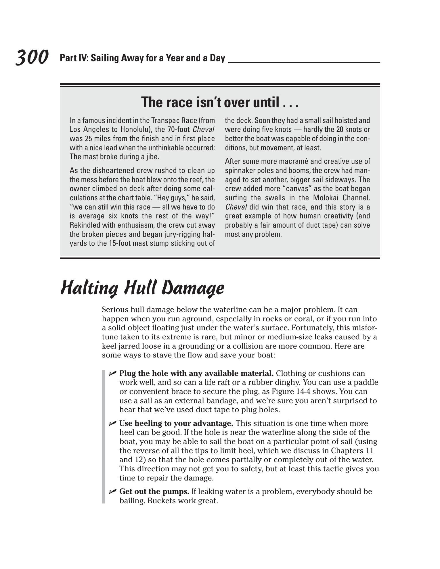 Sailing For Dummies — страница 318