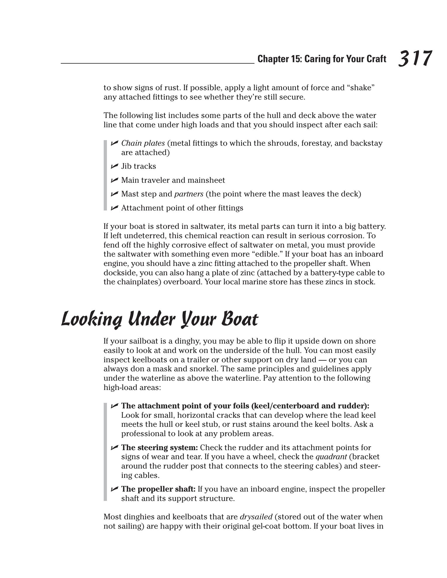 Sailing For Dummies — страница 335