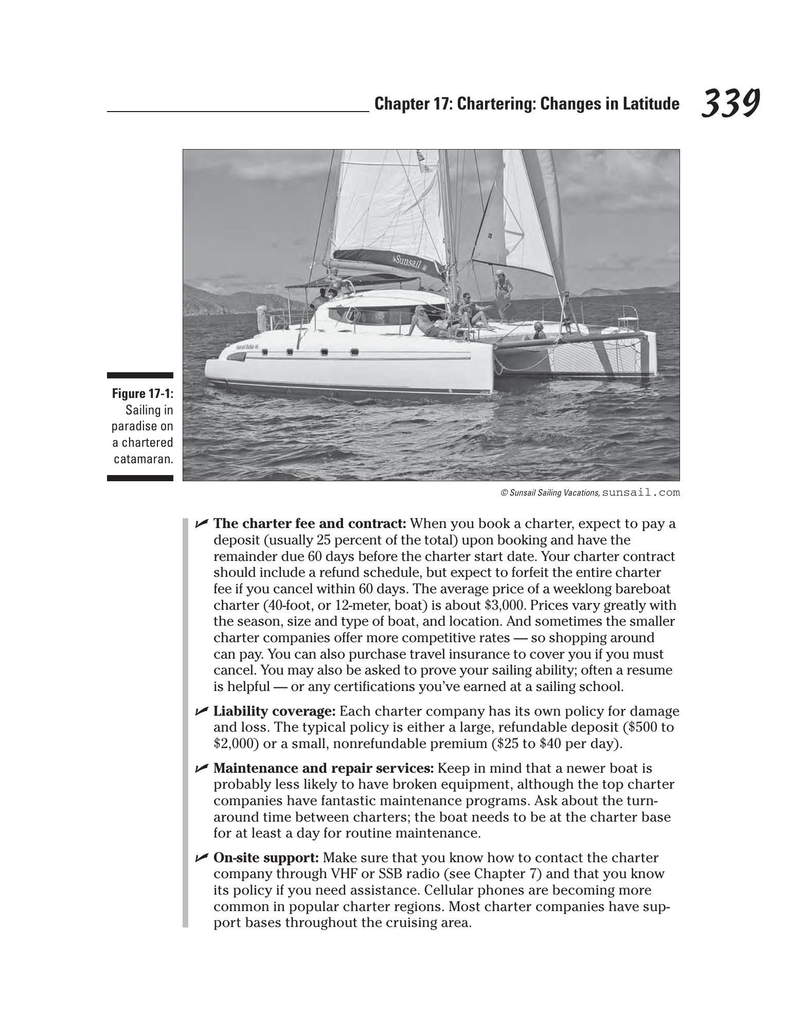 Sailing For Dummies — страница 357