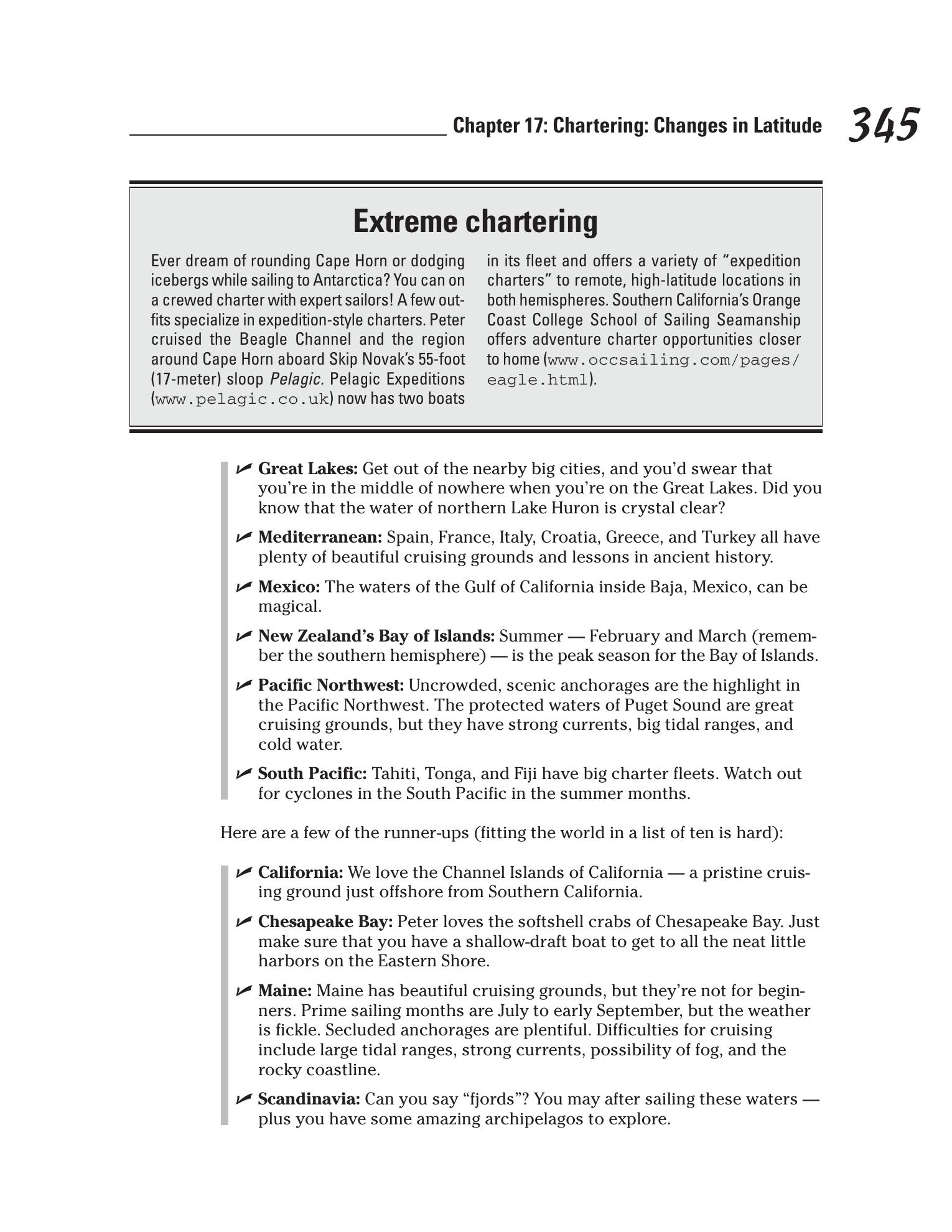 Sailing For Dummies — страница 363