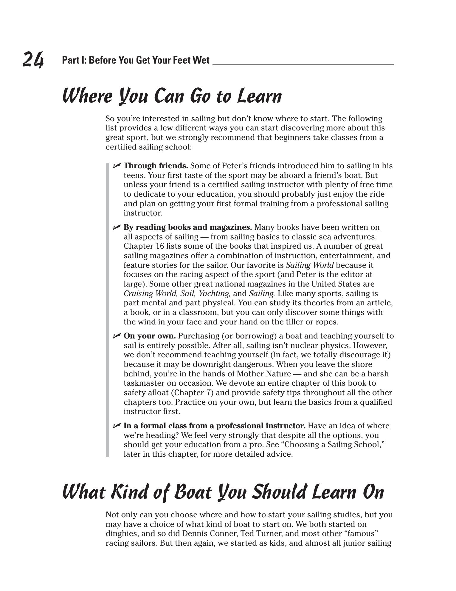 Sailing For Dummies — страница 42