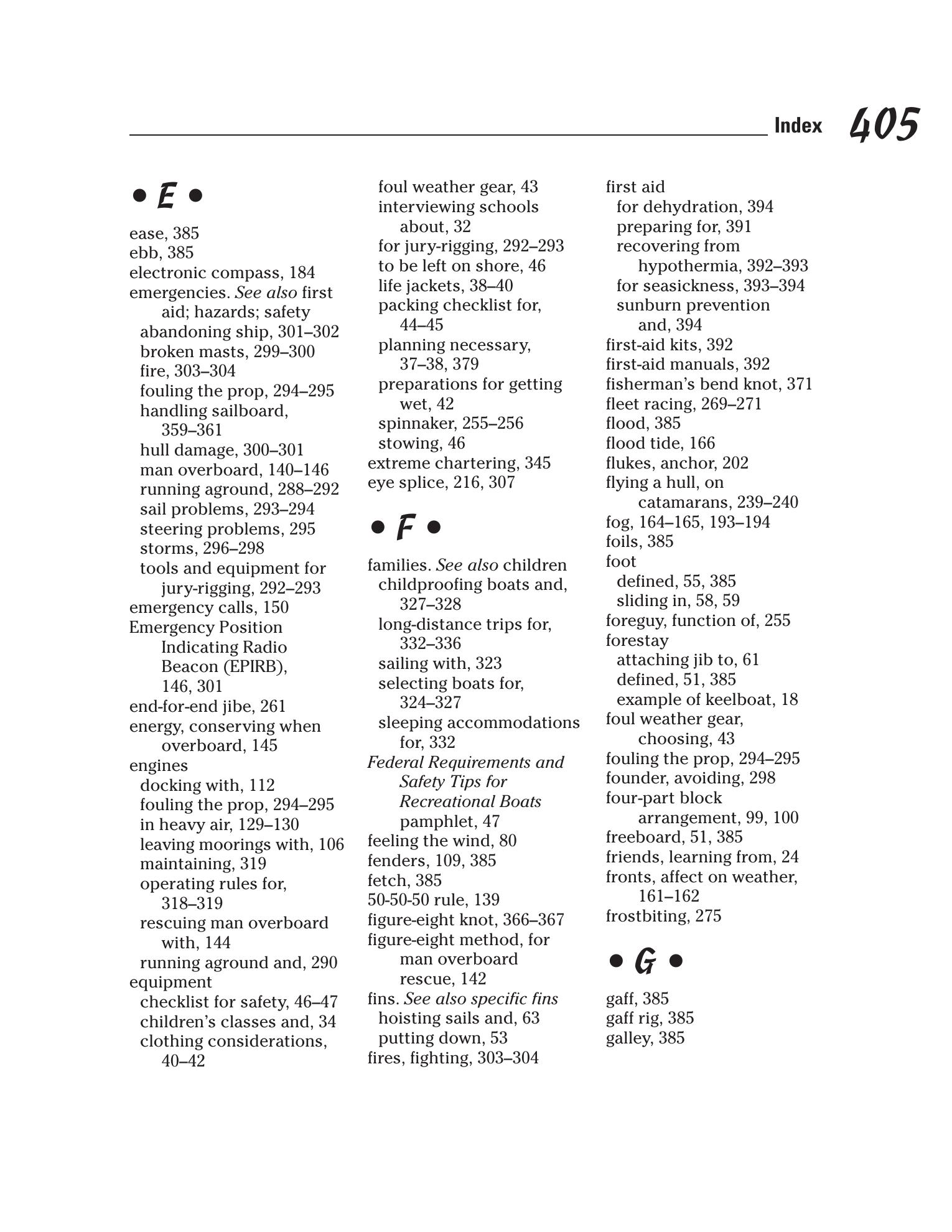 Sailing For Dummies — страница 423