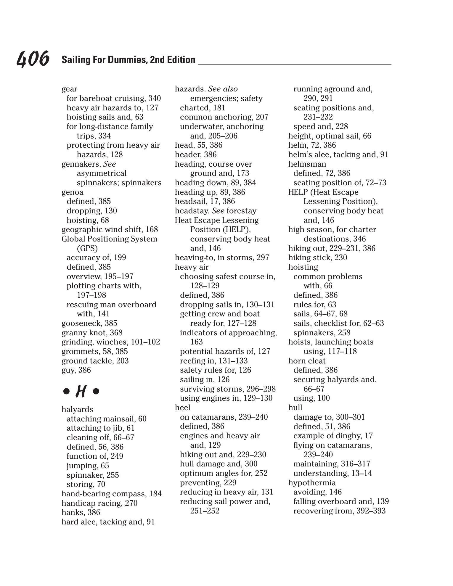 Sailing For Dummies — страница 424