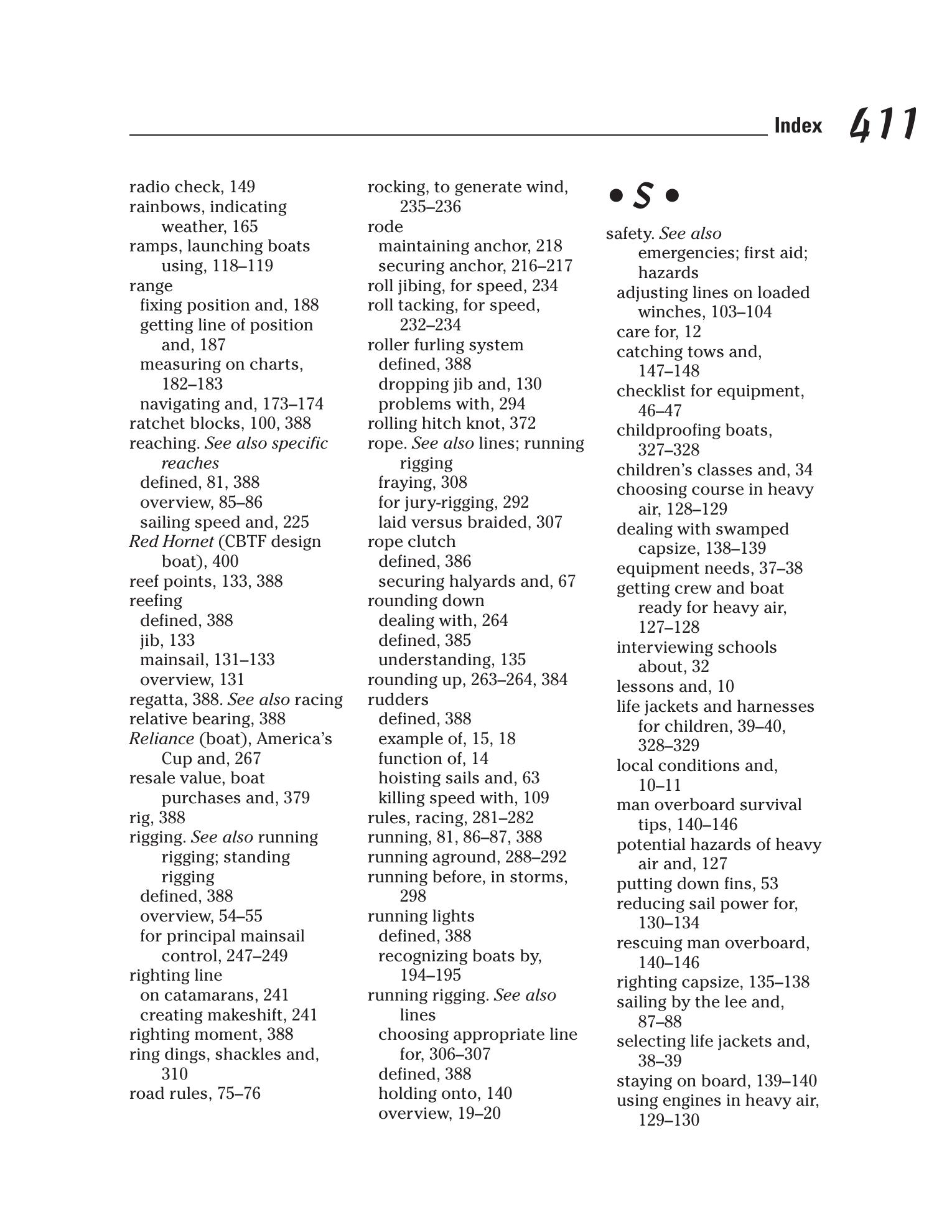 Sailing For Dummies — страница 429