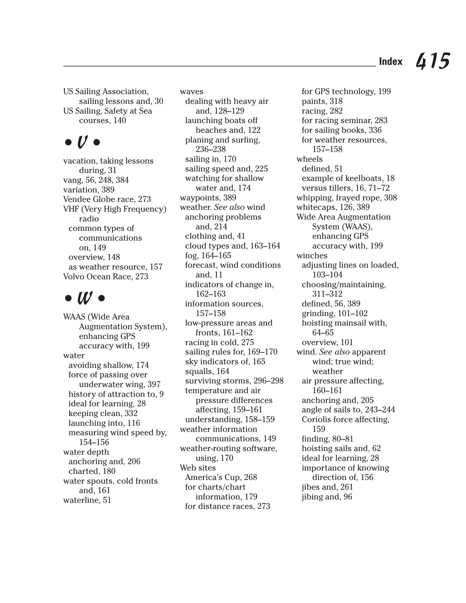 Sailing For Dummies — страница 433