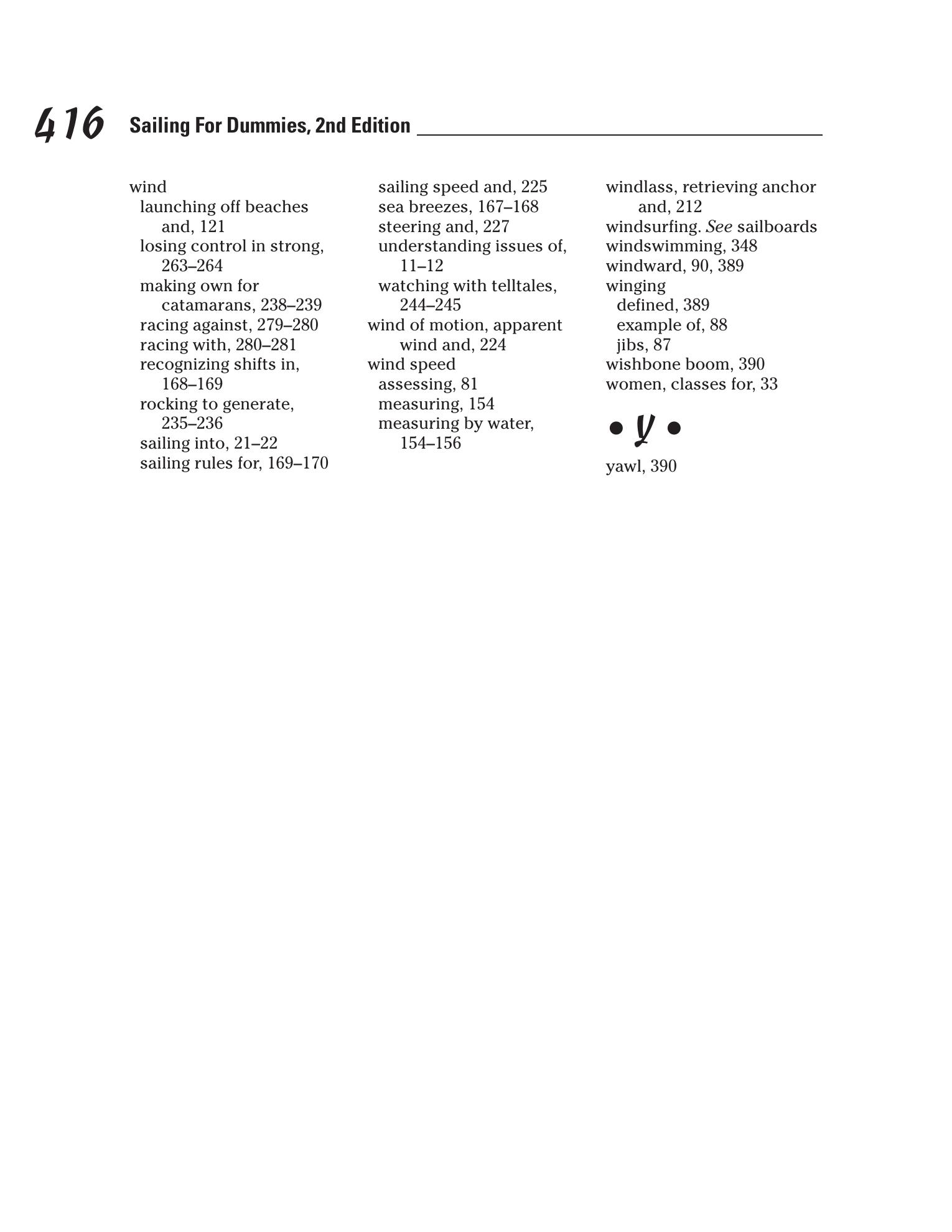 Sailing For Dummies — страница 434