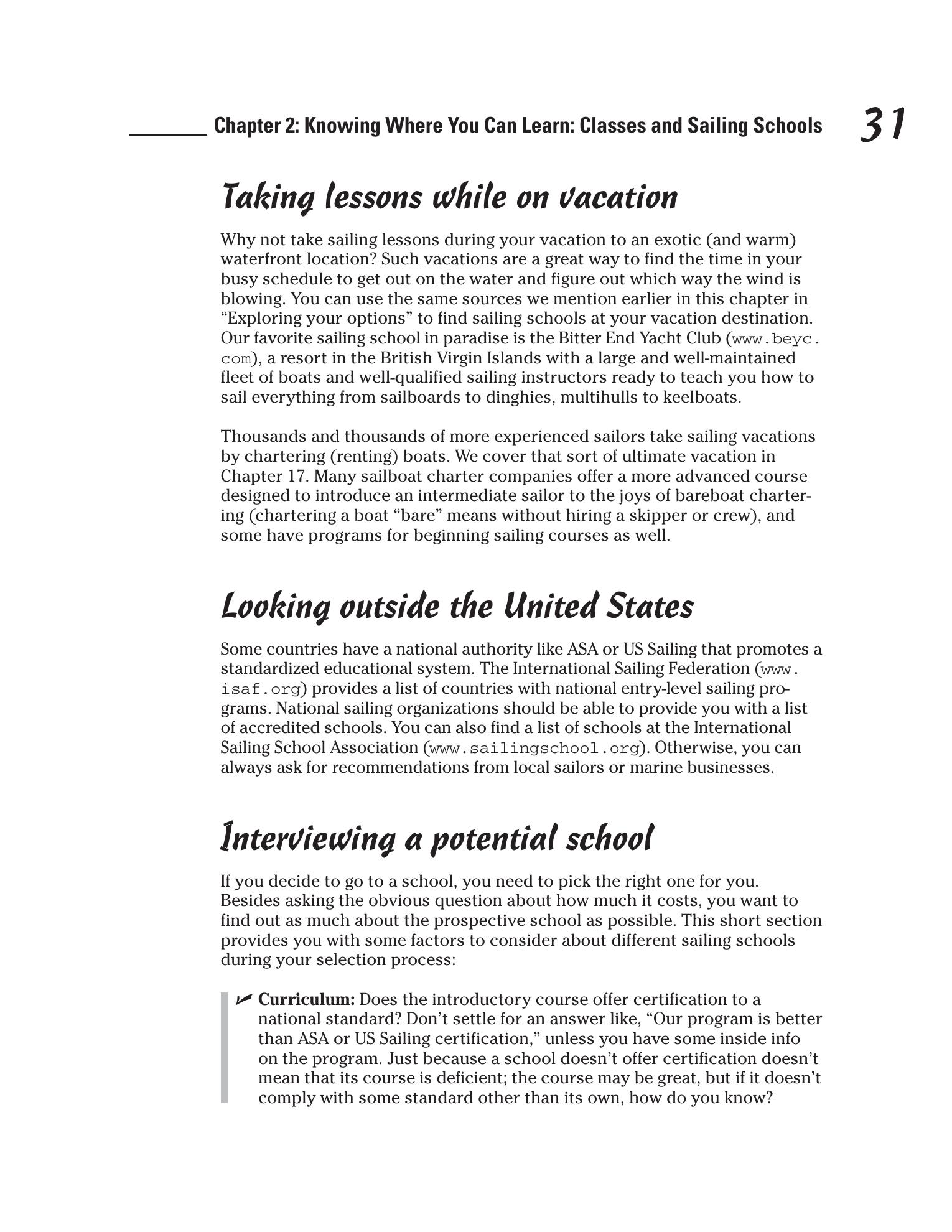 Sailing For Dummies — страница 49