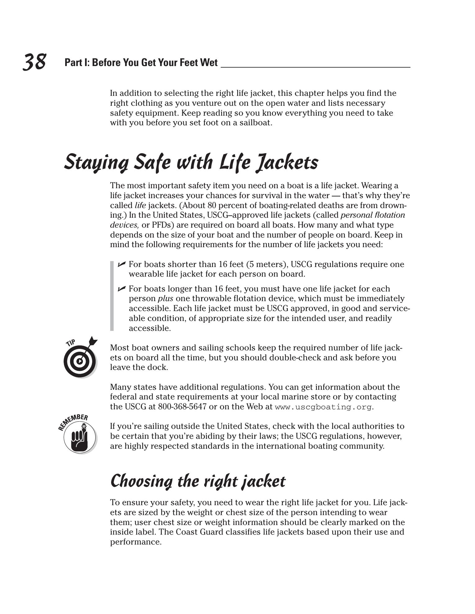 Sailing For Dummies — страница 56