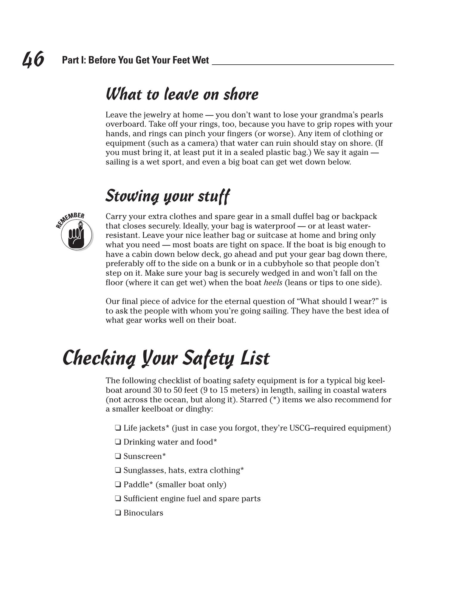 Sailing For Dummies — страница 64