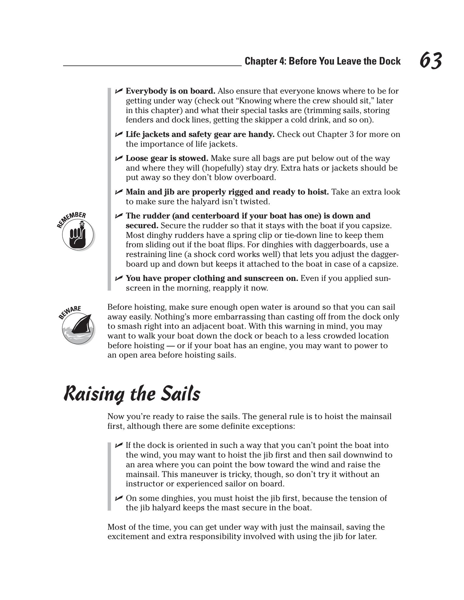 Sailing For Dummies — страница 81