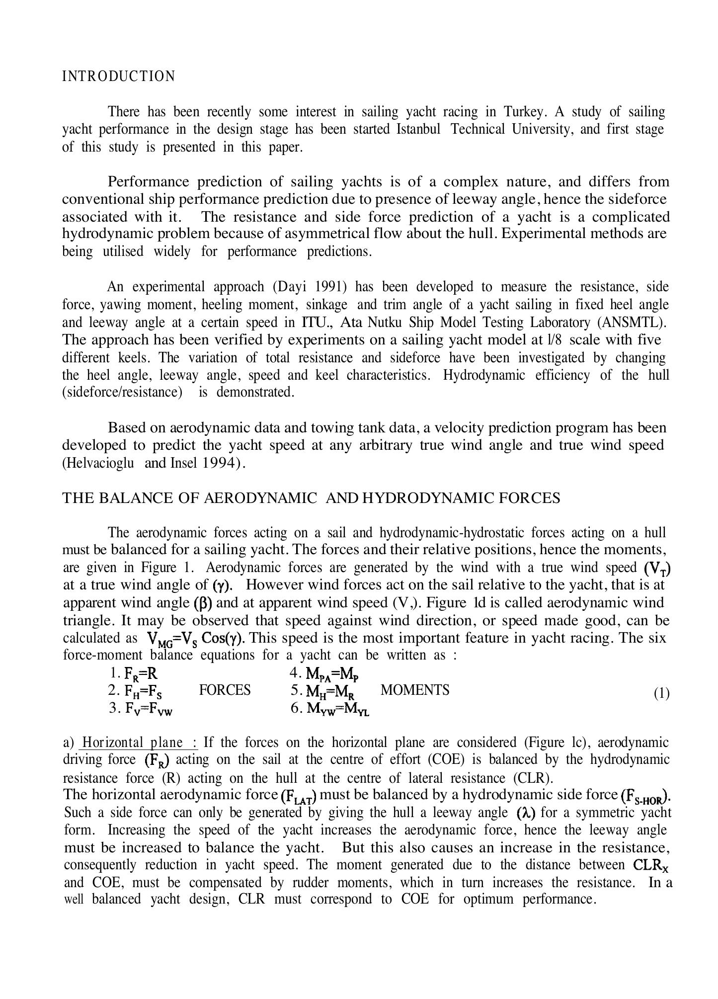 Sailing Yacht Performance: The Effects of Heel Angle and Leeway Angle on Resistance and Sideforce — страница 2