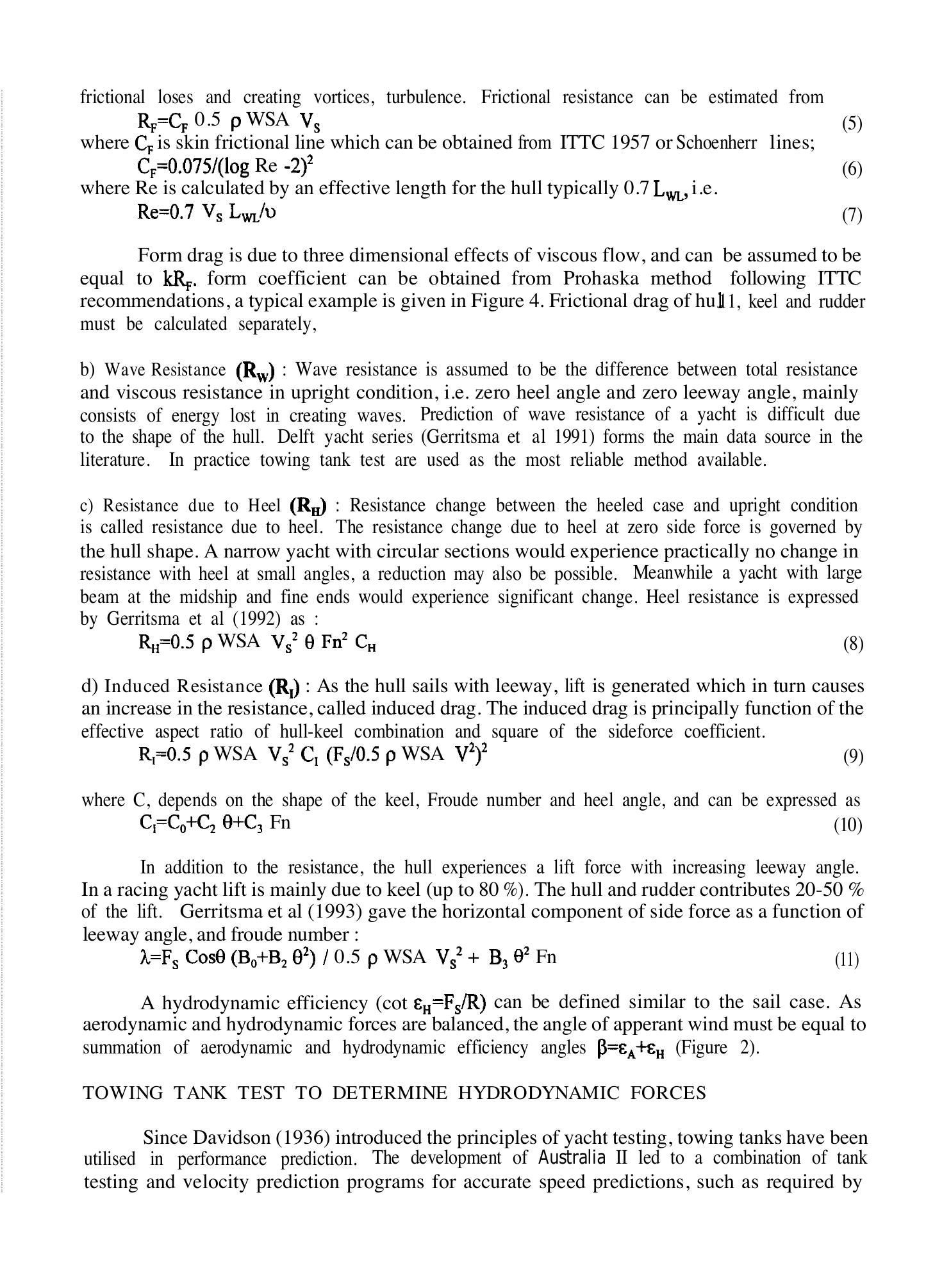 Sailing Yacht Performance: The Effects of Heel Angle and Leeway Angle on Resistance and Sideforce — страница 4