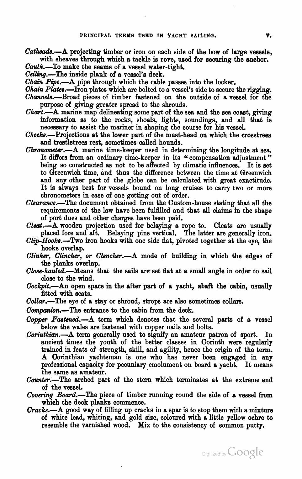 The Corinthian Yachtsman; or, Hints on Yachting — страница 105