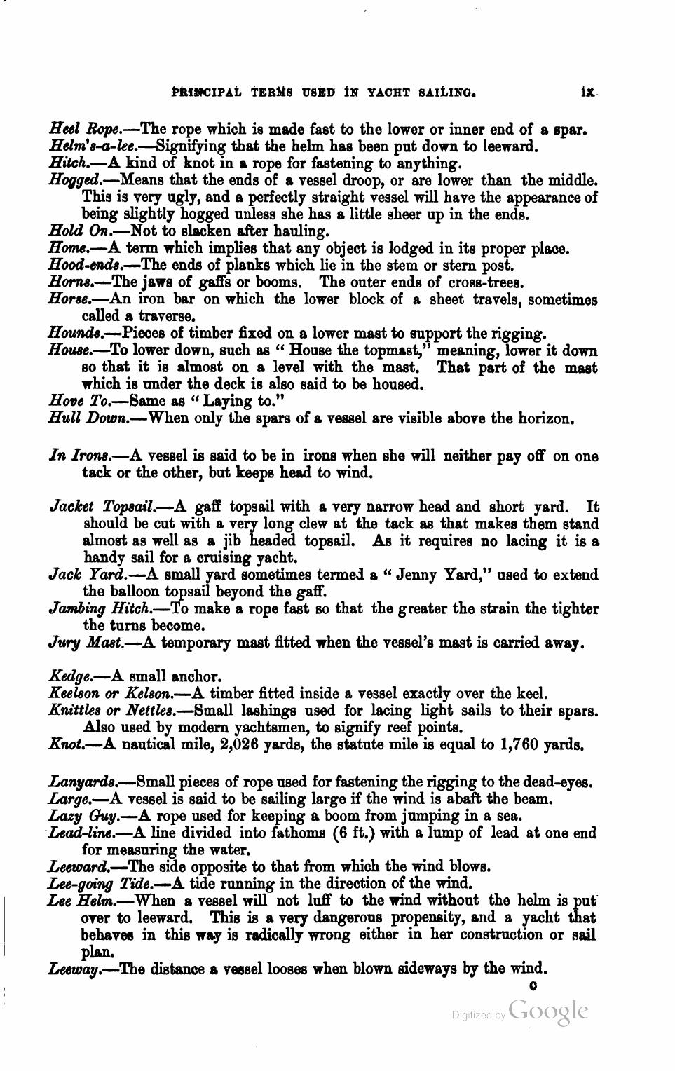 The Corinthian Yachtsman; or, Hints on Yachting — страница 109