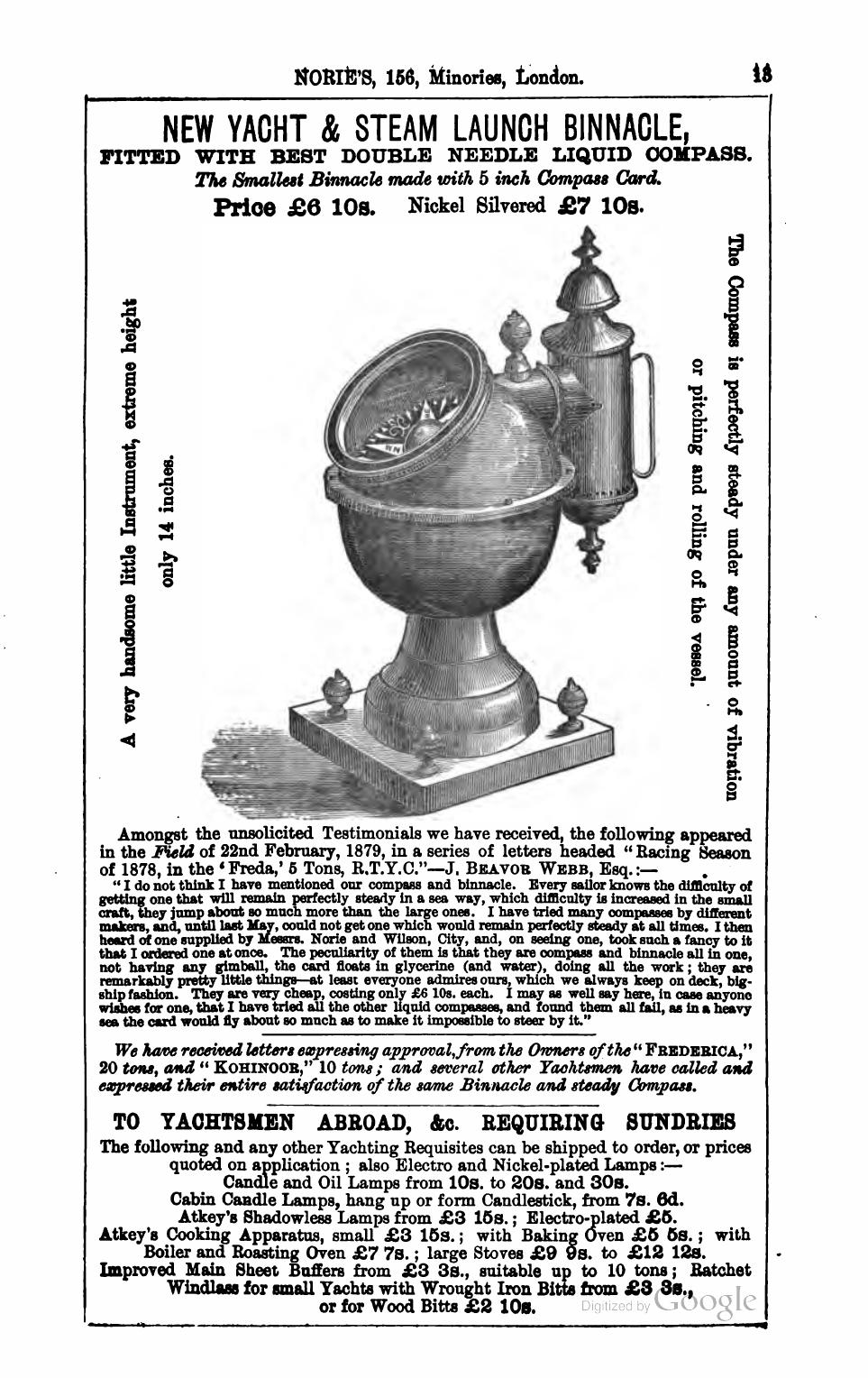 The Corinthian Yachtsman; or, Hints on Yachting — страница 129