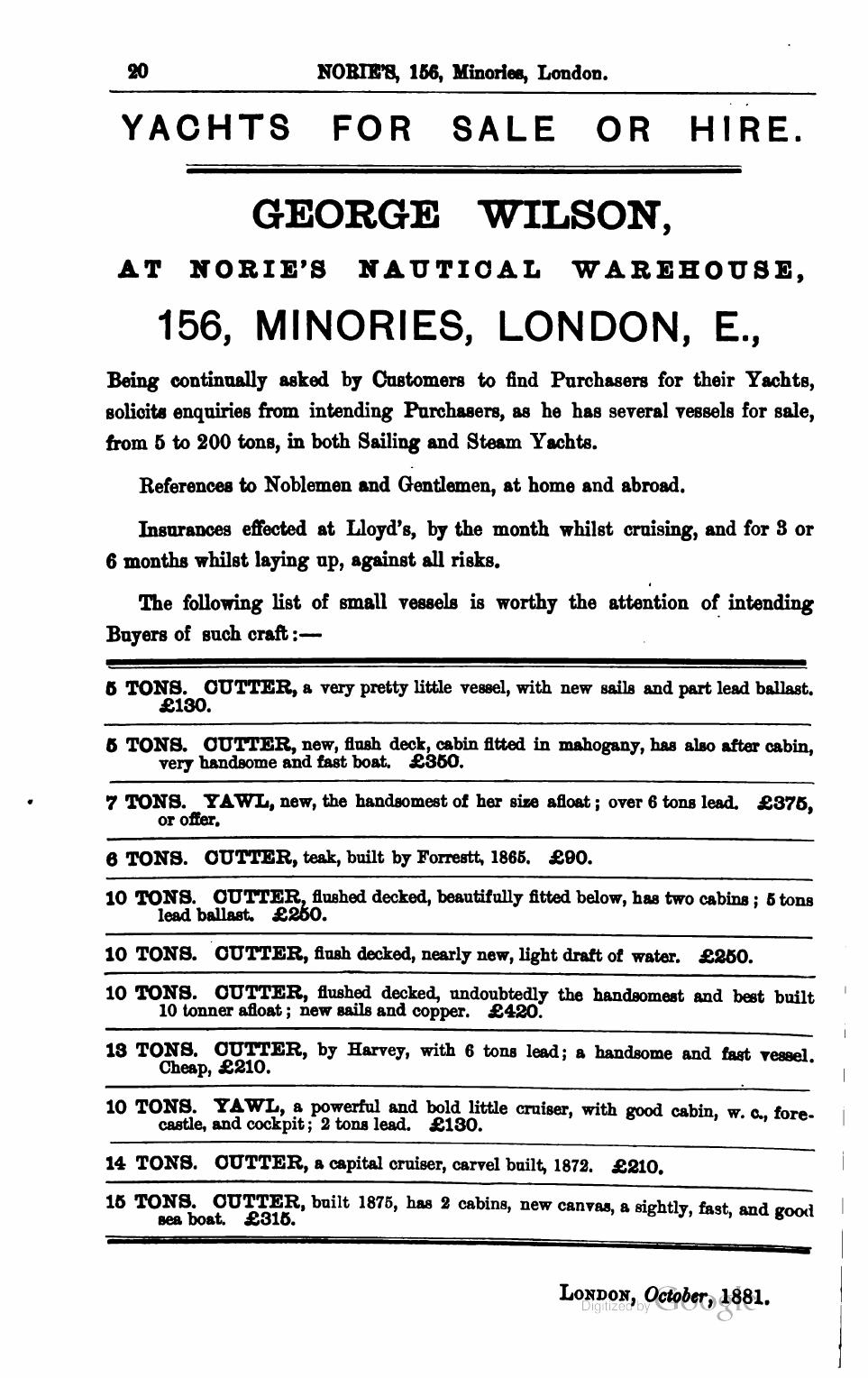 The Corinthian Yachtsman; or, Hints on Yachting — страница 136