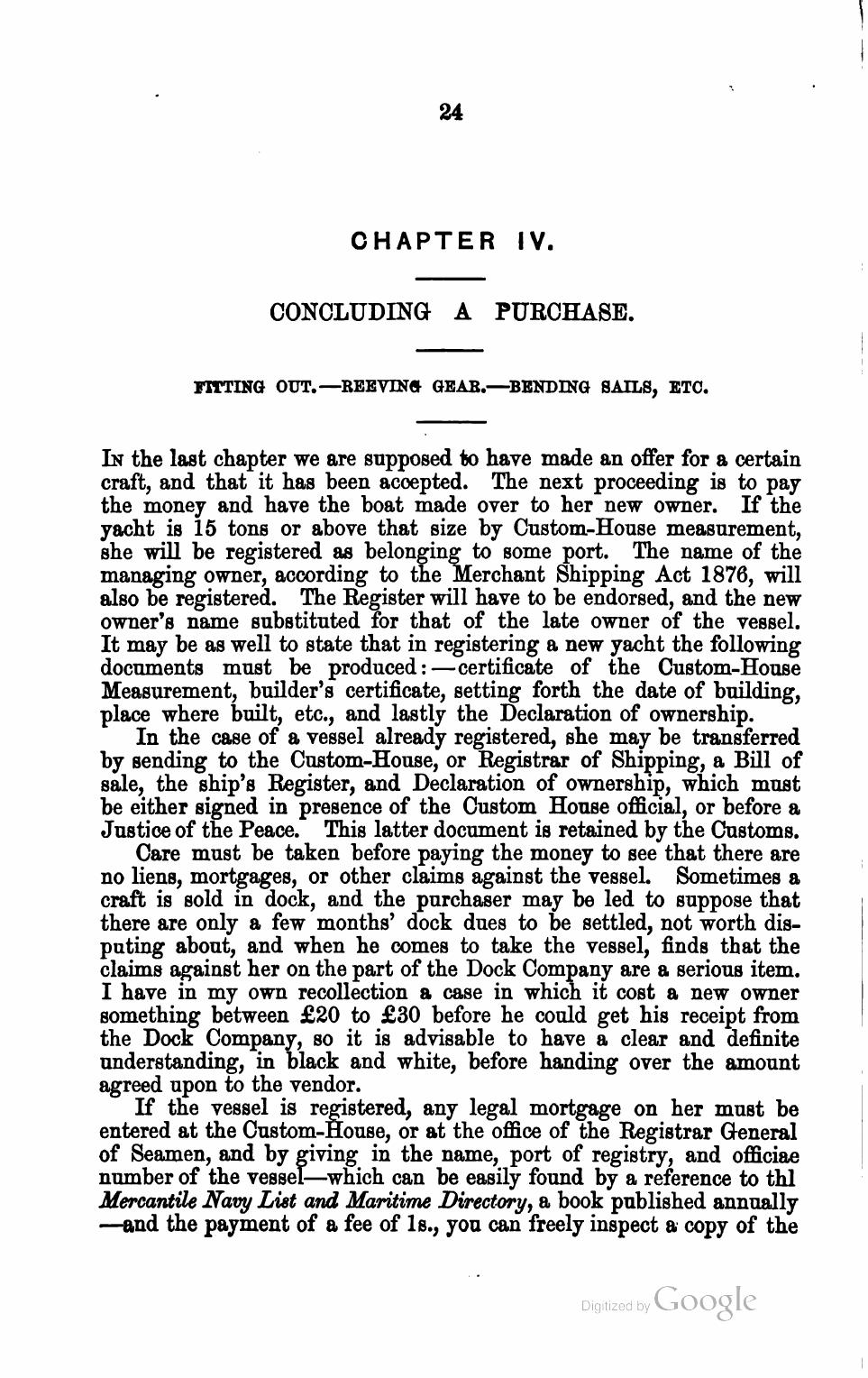 The Corinthian Yachtsman; or, Hints on Yachting — страница 36