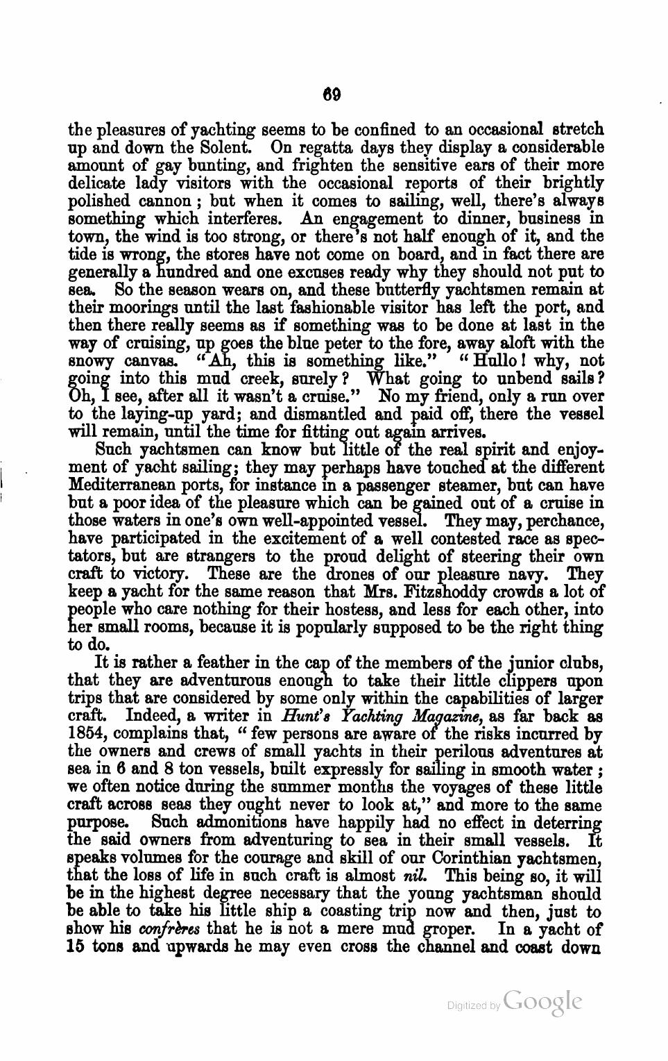 The Corinthian Yachtsman; or, Hints on Yachting — страница 81