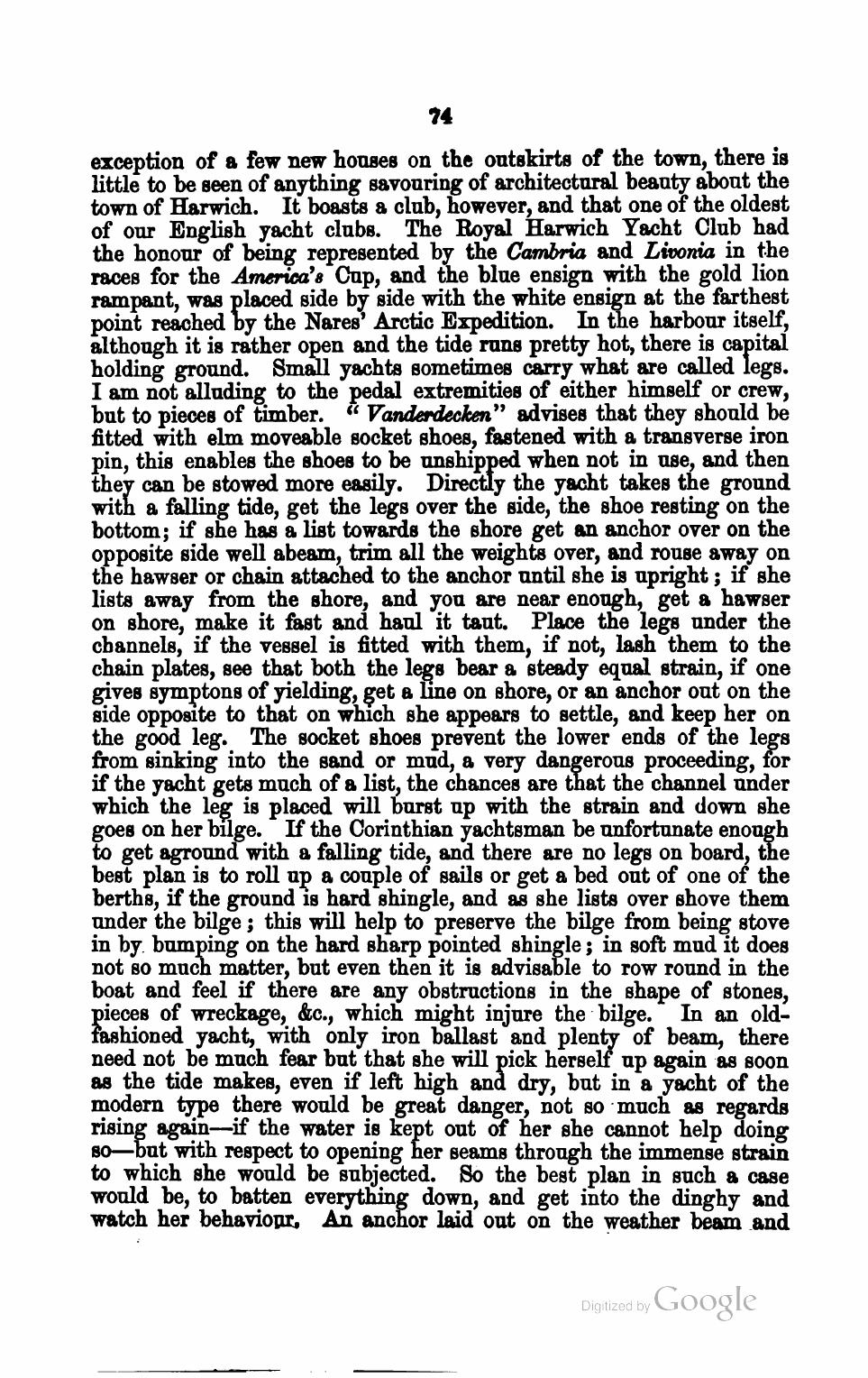 The Corinthian Yachtsman; or, Hints on Yachting — страница 86
