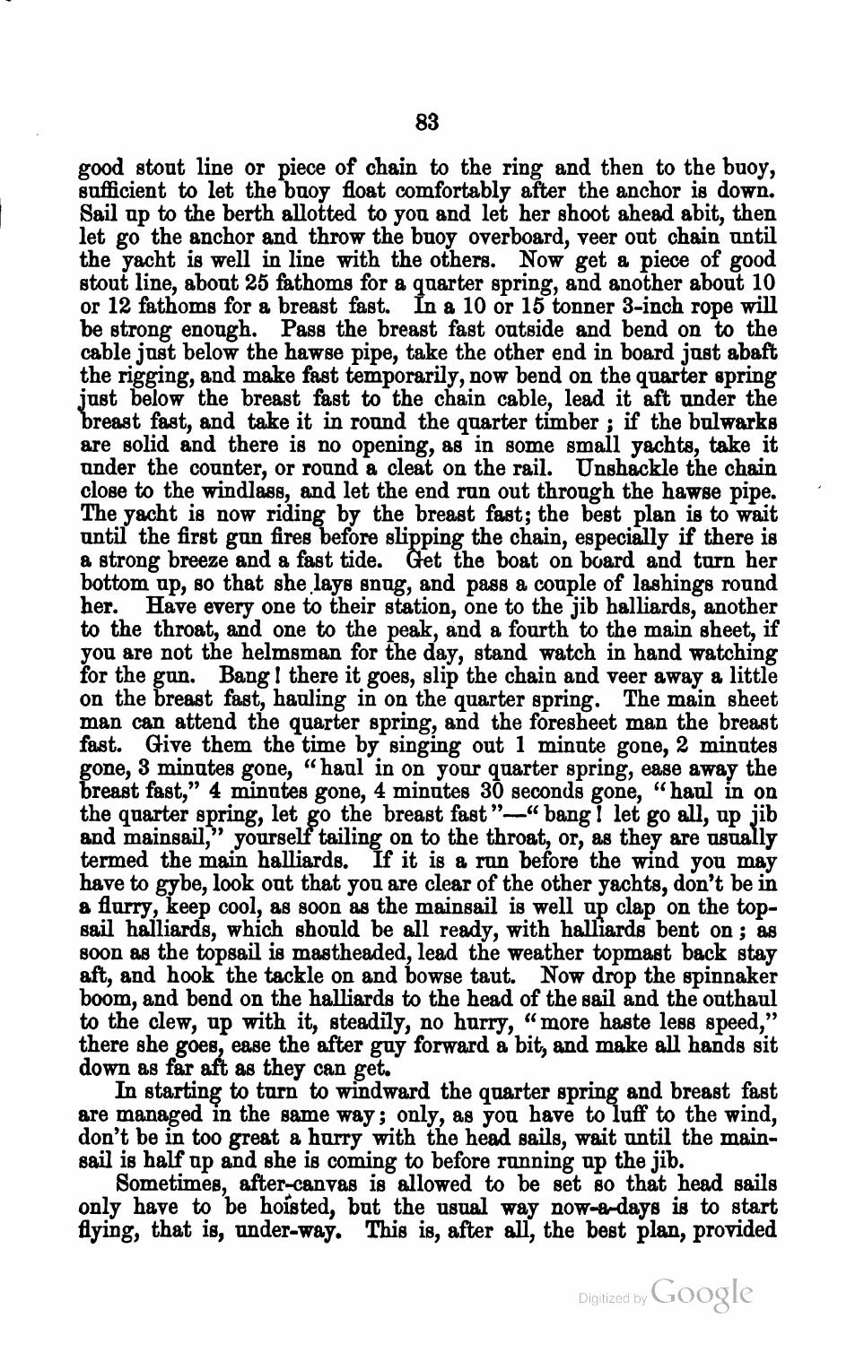 The Corinthian Yachtsman; or, Hints on Yachting — страница 95