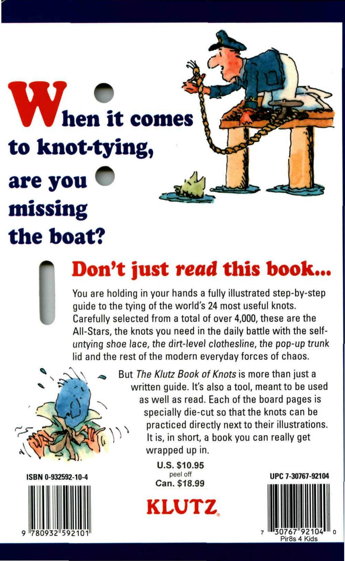 The Klutz Book of Knots — страница 24