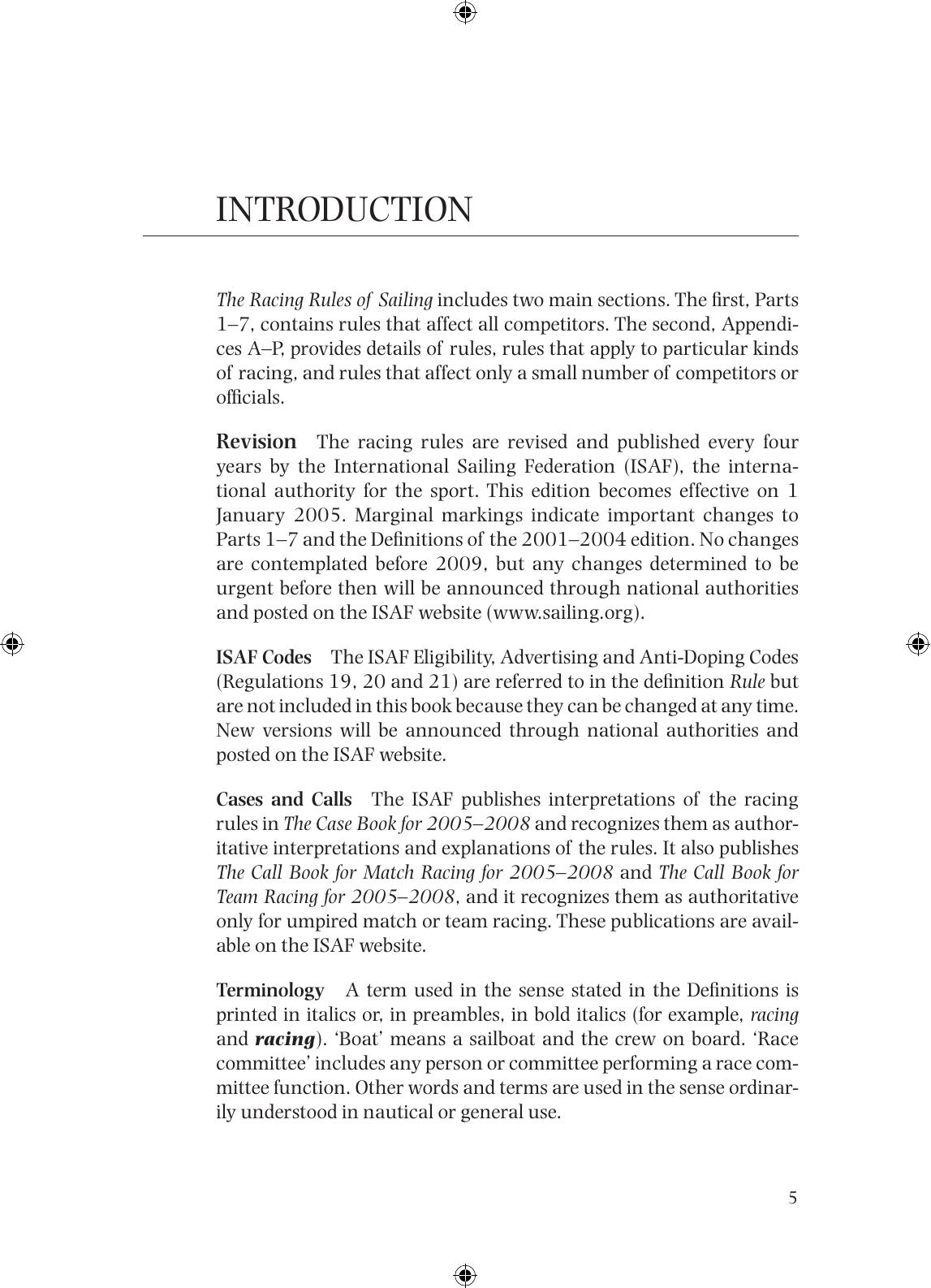 The Racing Rules of Sailing 2005-2008 — страница 8