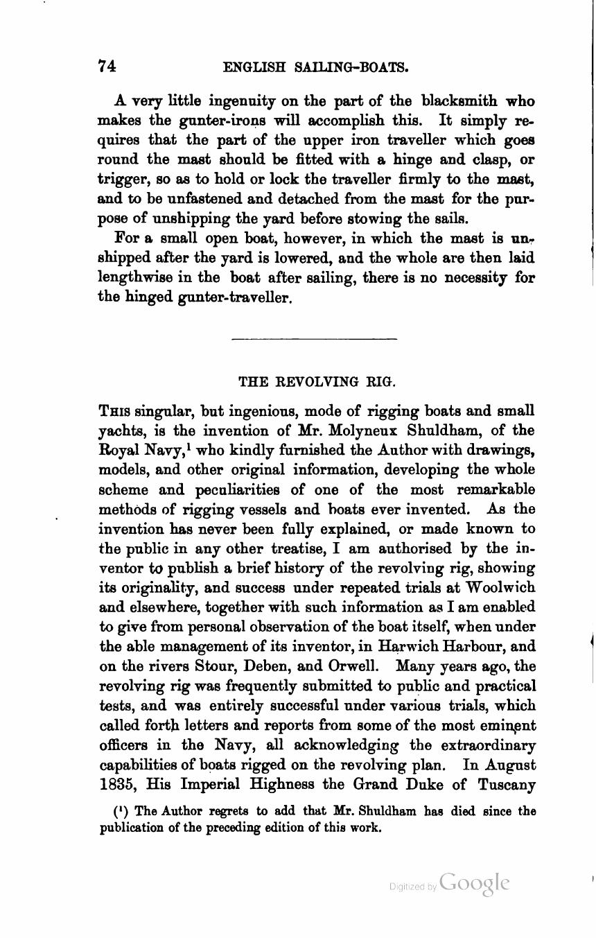 The Sailing Boat: A Treatise on English and Foreign Boats and Yachts — страница 102