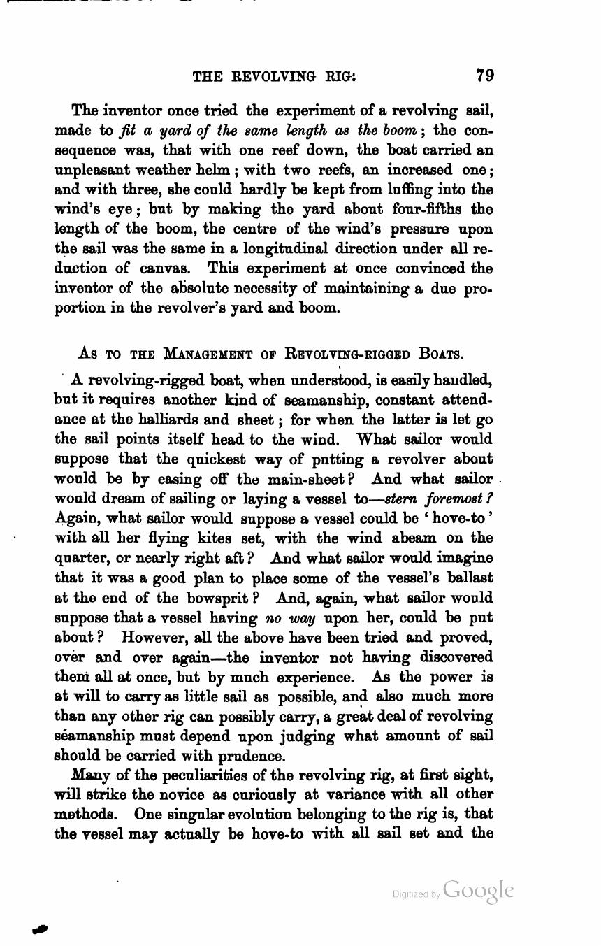 The Sailing Boat: A Treatise on English and Foreign Boats and Yachts — страница 109