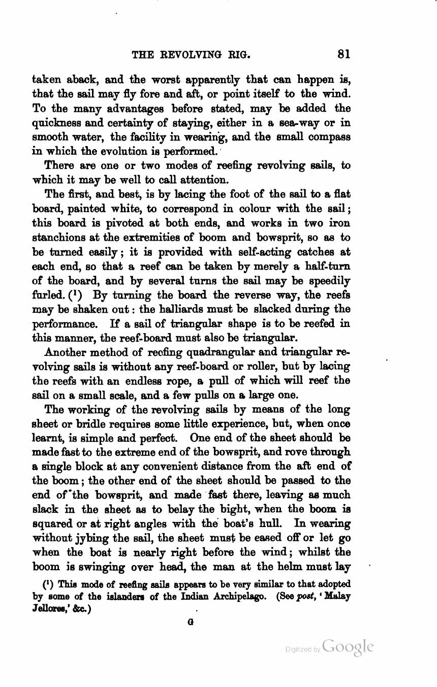 The Sailing Boat: A Treatise on English and Foreign Boats and Yachts — страница 111