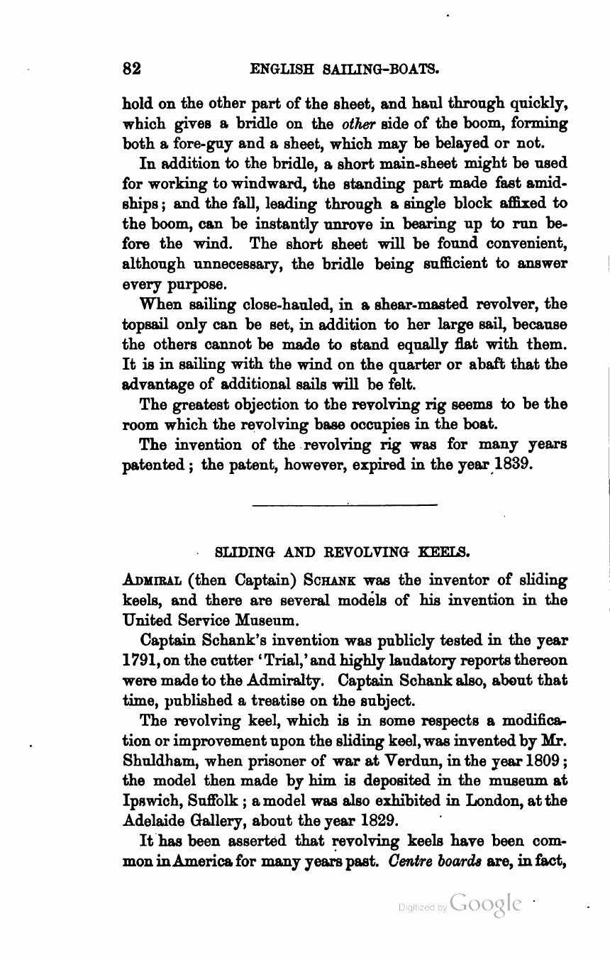 The Sailing Boat: A Treatise on English and Foreign Boats and Yachts — страница 112